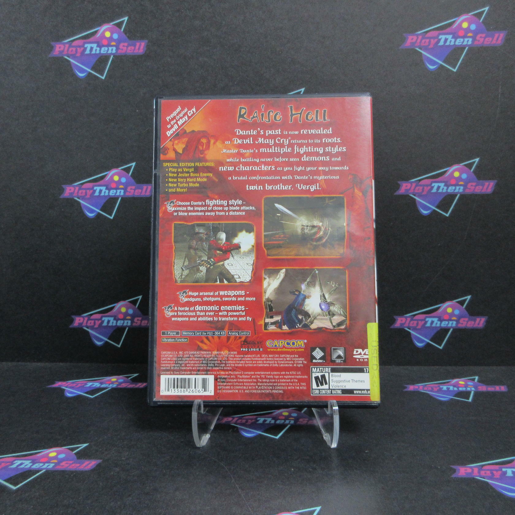 Devil May Cry 3 Dante's Awakening Special Edition GH PS2 PlayStation 2 AD CIB - Very Good