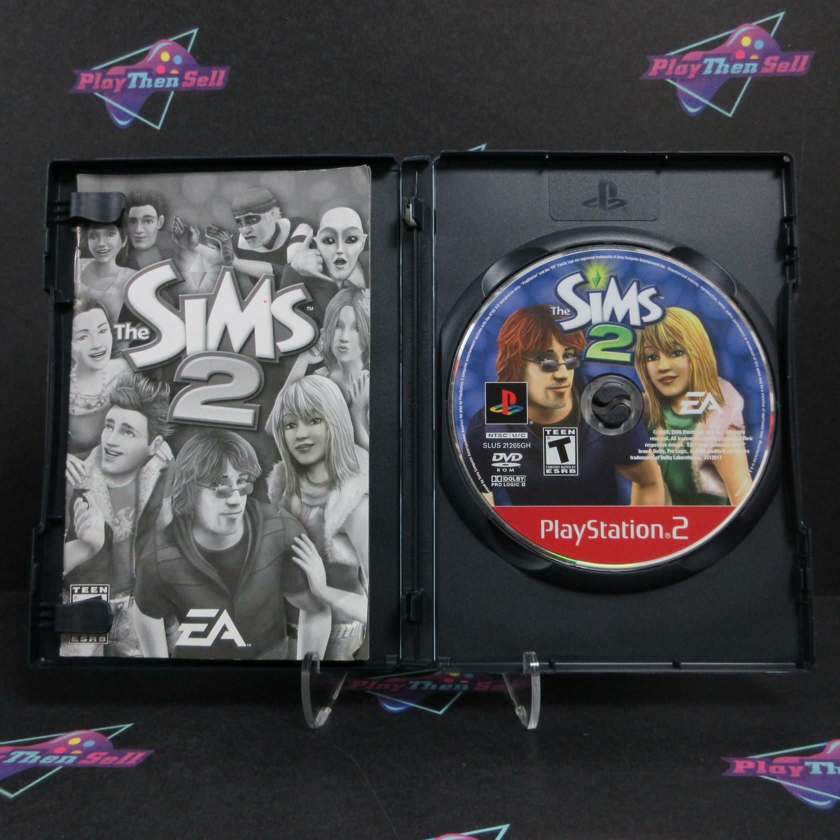 The Sims 2 PS2 PlayStation 2 GH MD Complete CIB - Very Good