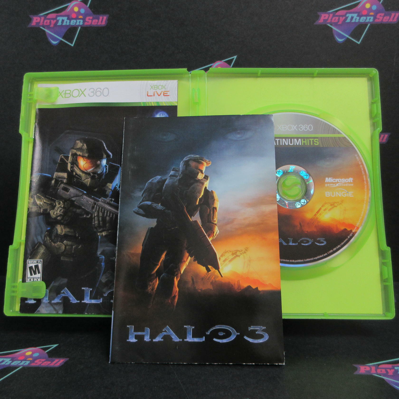 Halo 3 Xbox 360 PH + Poster Complete - Excellent