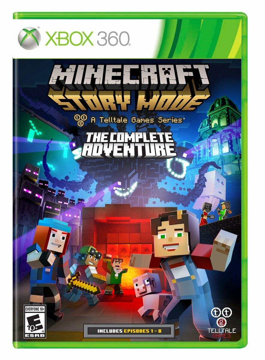 Minecraft Story Mode The Complete Adventure Xbox 360 Complete - Excellent