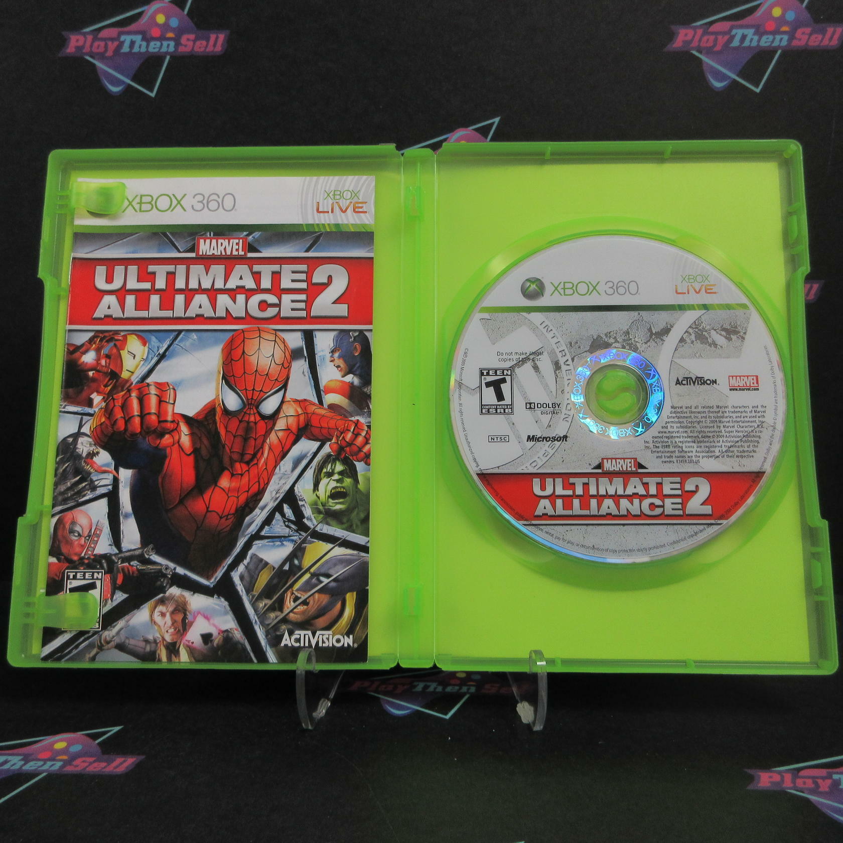 Marvel Ultimate Alliance 2 Xbox 360 + Comic Complete - Excellent
