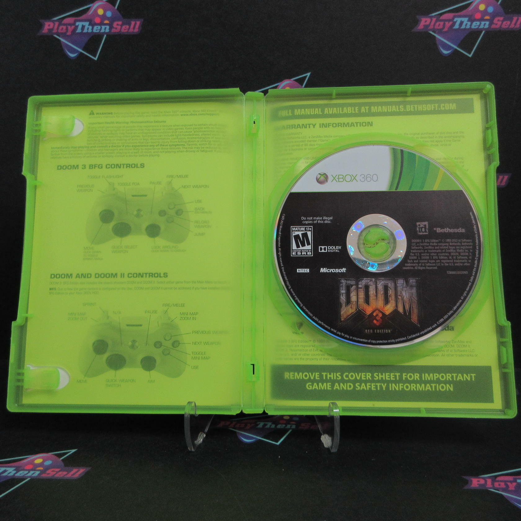 Doom 3 BFG Edition Xbox 360 / Xbox One + Poster Complete - Refurbished