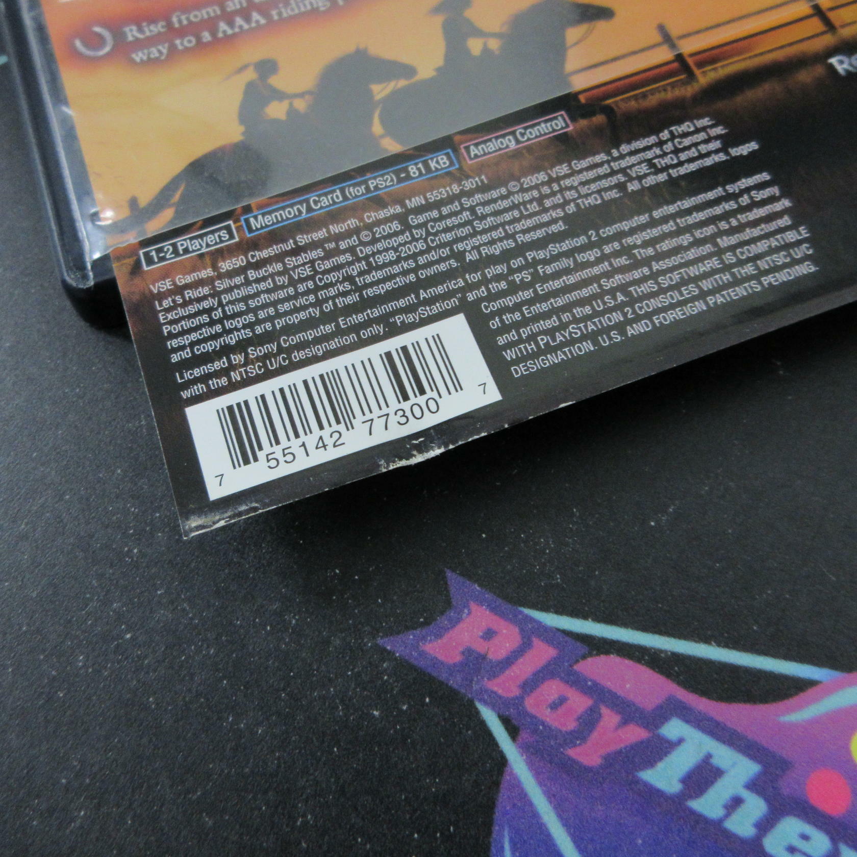 Lets Ride Silver Buckle Stables PS2 PlayStation 2 AD Complete CIB - Very Good