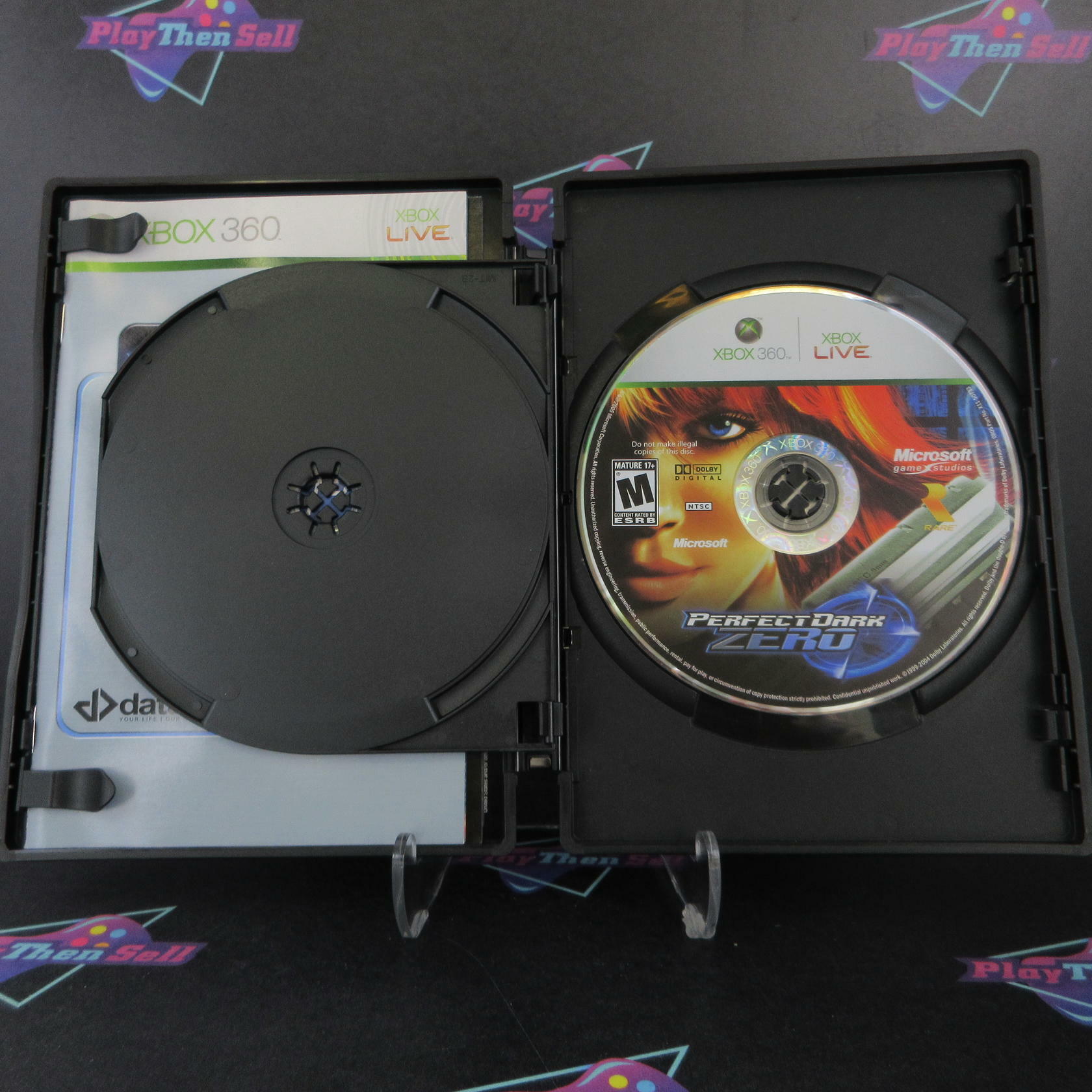 Perfect Dark Zero Xbox 360 Limited Collector's + Comic/Glyph/Sleeve - Excellent