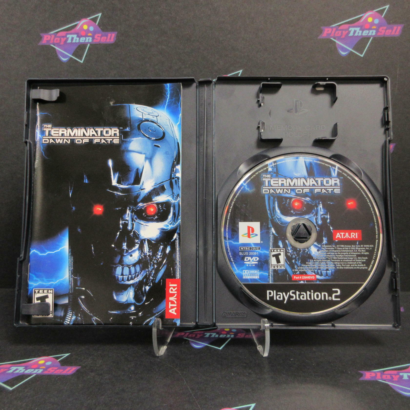 The Terminator Dawn of Fate PS2 PlayStation 2 AD Complete CIB - Very Good
