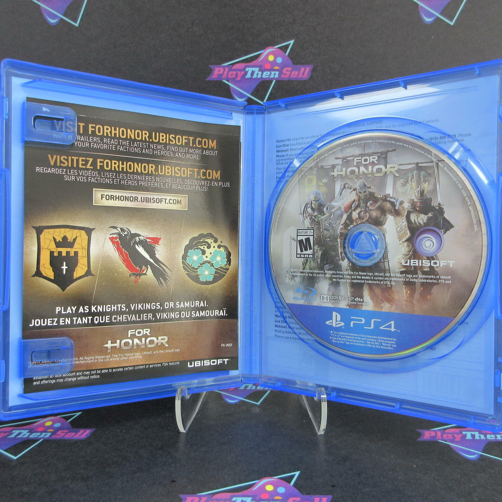 For Honor PS4 PlayStation 4 Complete - Excellent