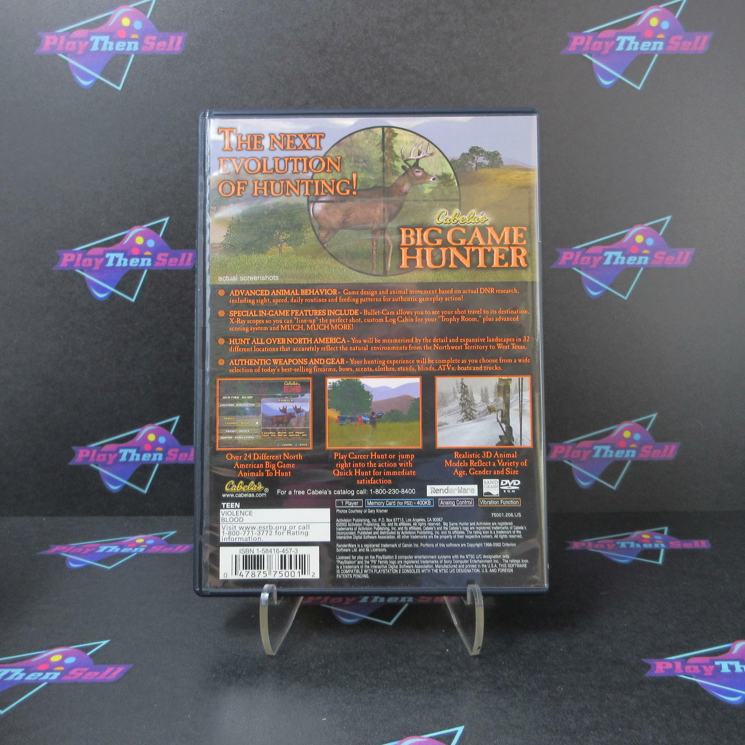 Cabela's Big Game Hunter PS2 PlayStation 2 Complete - Excellent