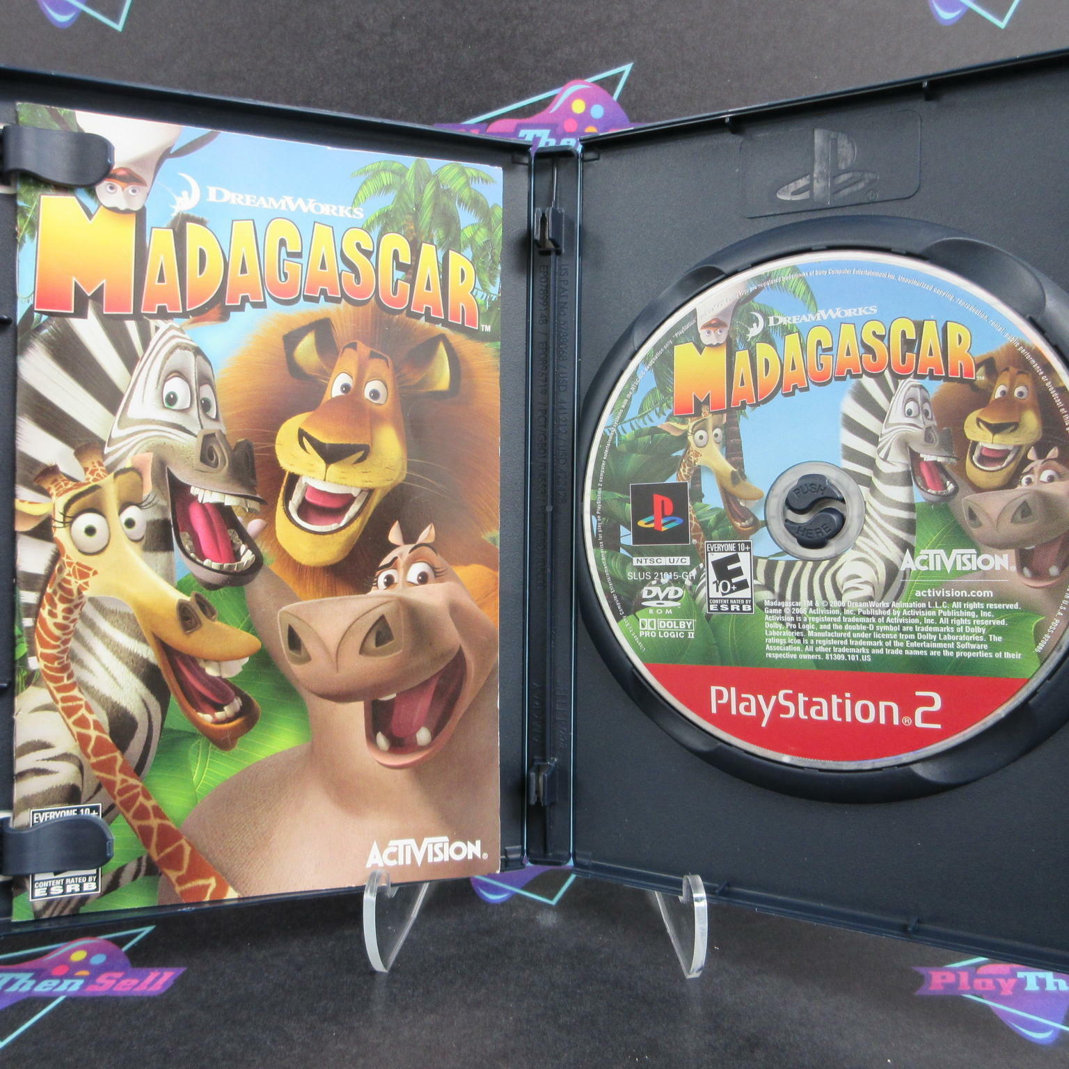 Madagascar PS2 PlayStation 2 GH Complete - Excellent