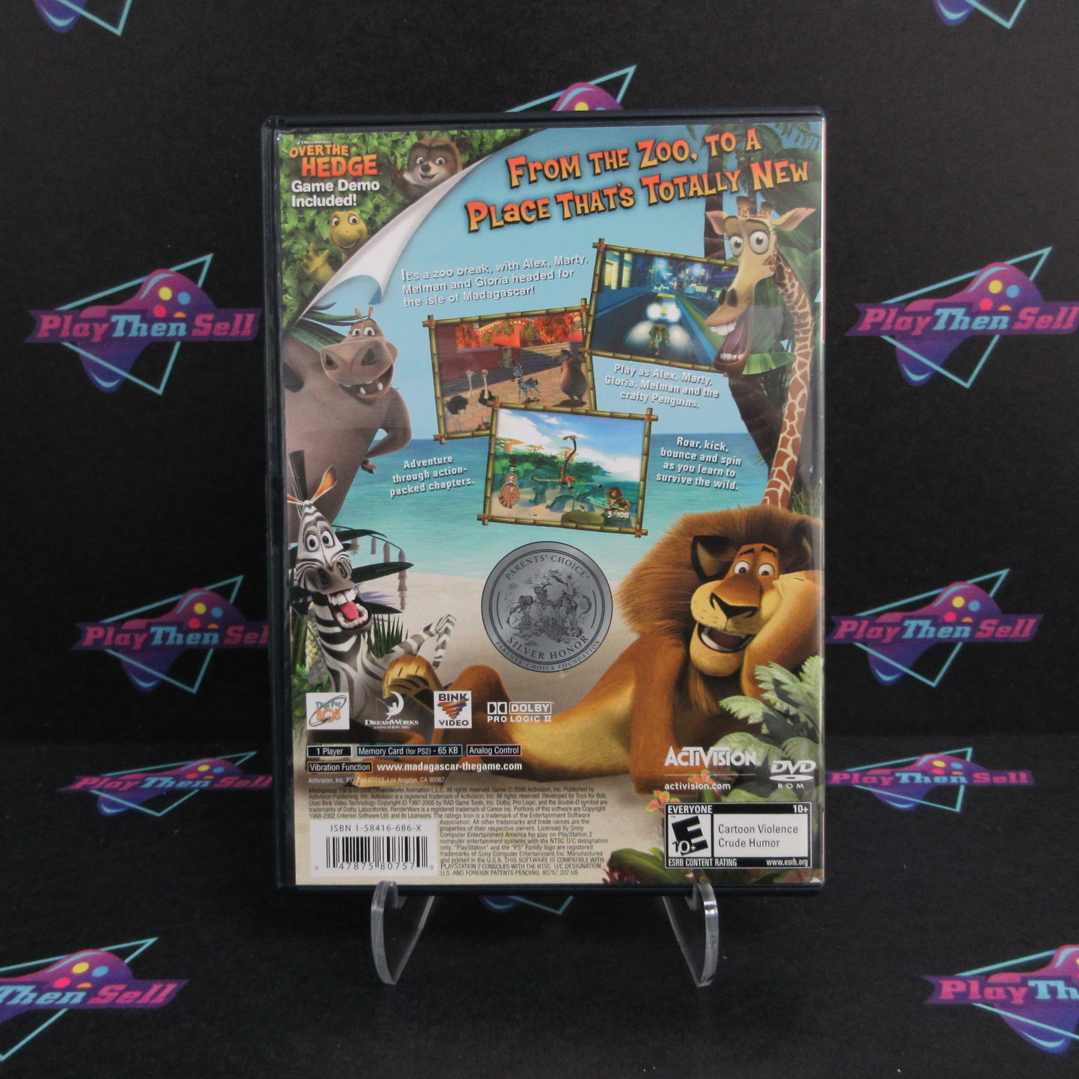 Madagascar PS2 PlayStation 2 GH Complete - Excellent