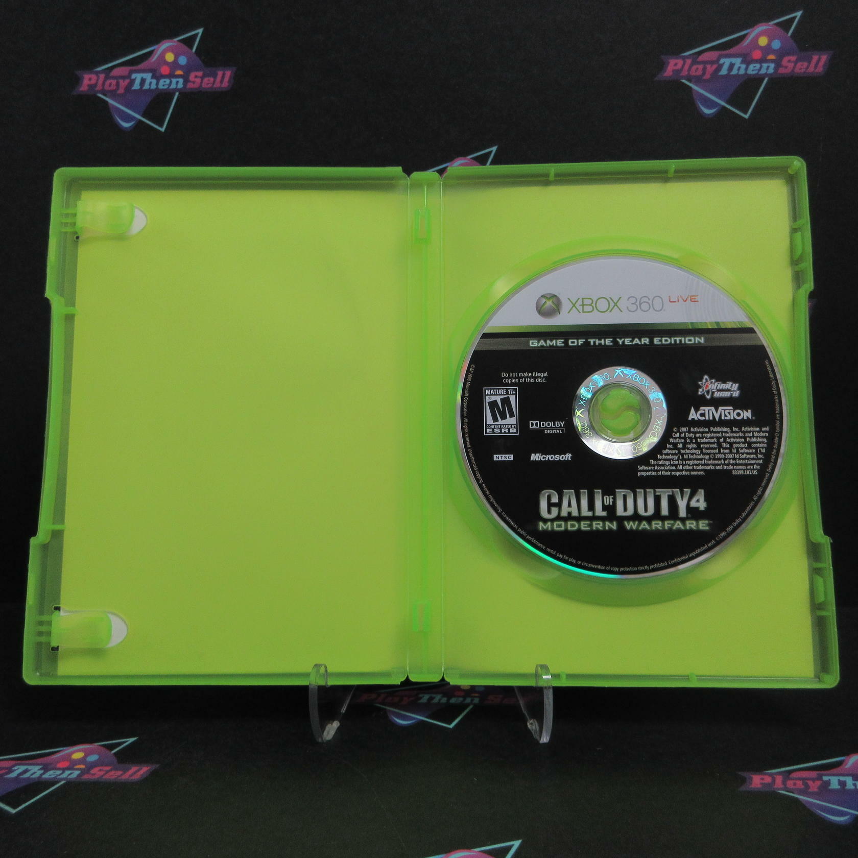 Call of Duty 4 Modern Warfare GOTY Xbox 360 AD/NM - Very Good