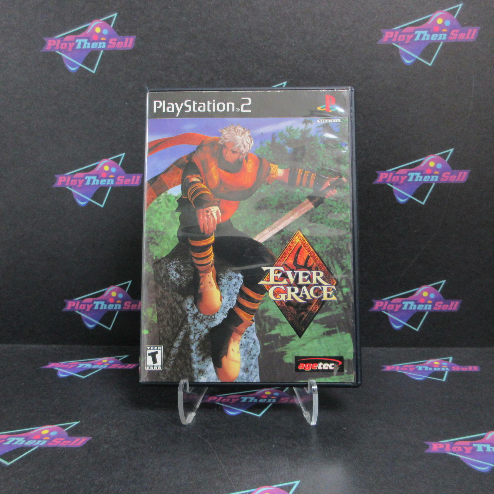 Evergrace PS2 PlayStation 2 AD/MD + Reg Card Complete CIB - Very Good