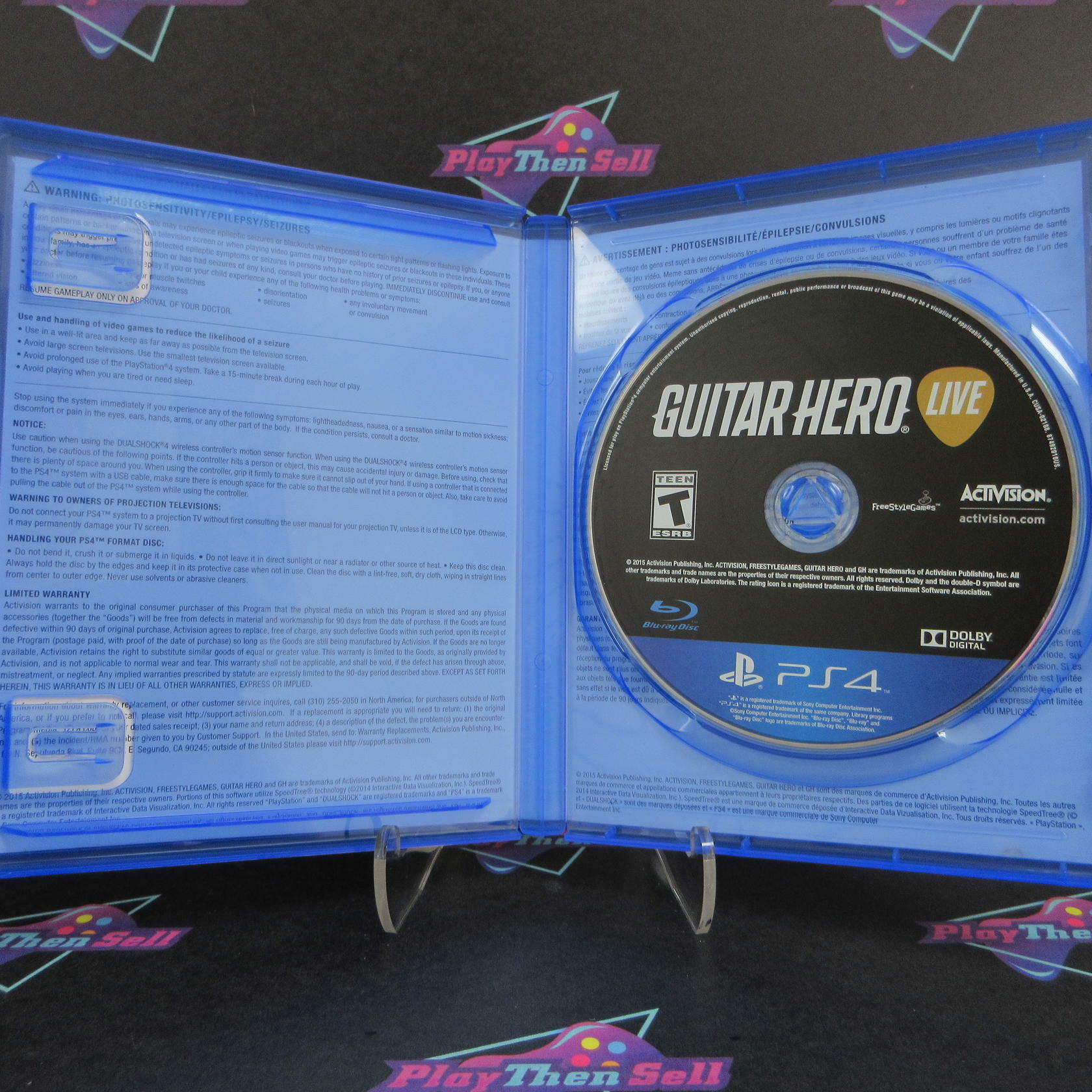 Guitar Hero Live PS4 PlayStation 4 Complete - Excellent