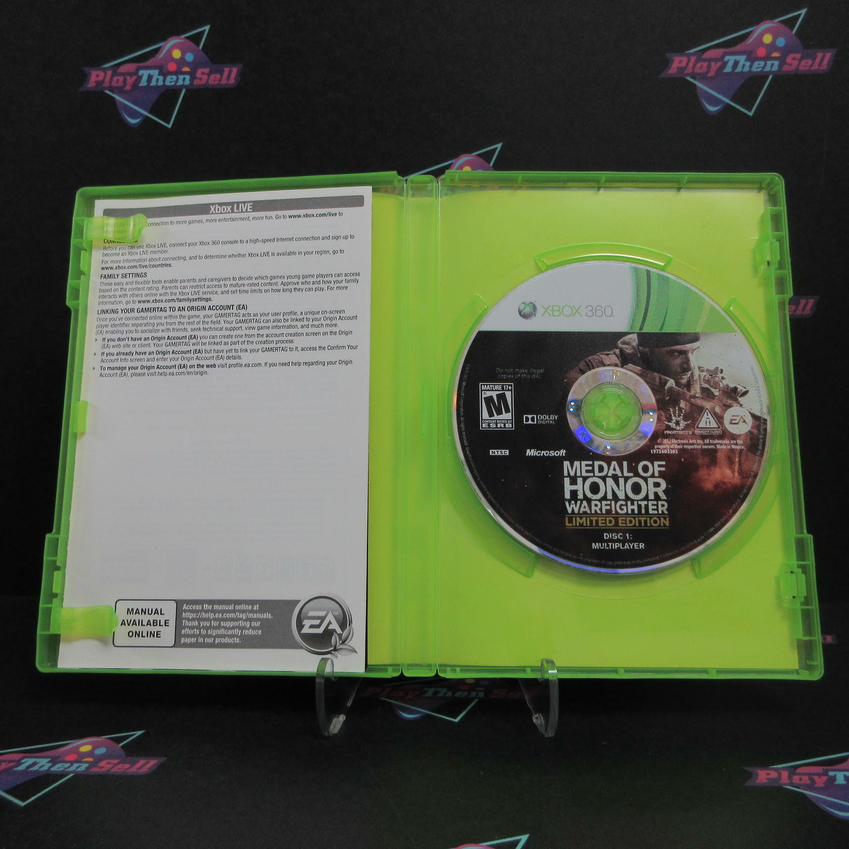 Medal of Honor Warfighter Limited Edition Xbox 360 AD + DVD Complete CIB - Very Good