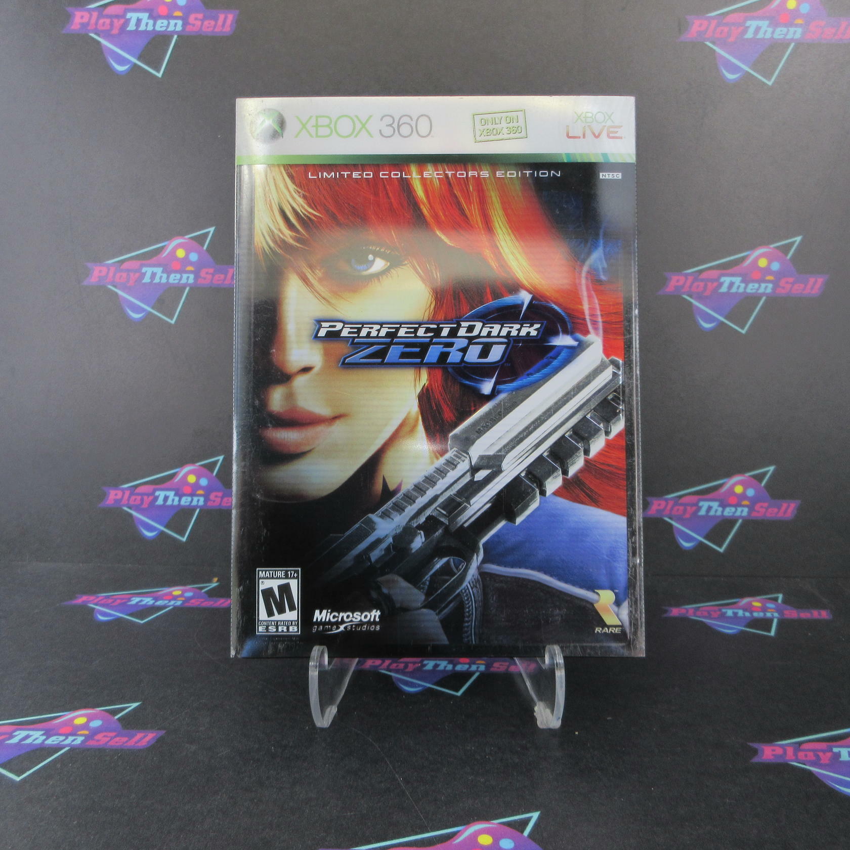 Perfect Dark Zero Xbox 360 Limited Collector's + Comic/Glyph/Sleeve - Excellent