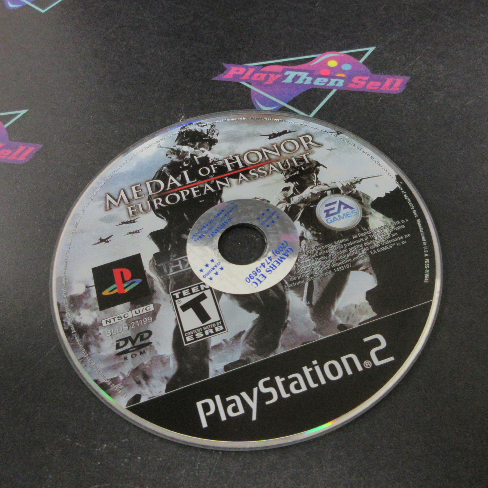 Medal of Honor European Assault PS2 PlayStation 2 AD/DD/NM - Very Good