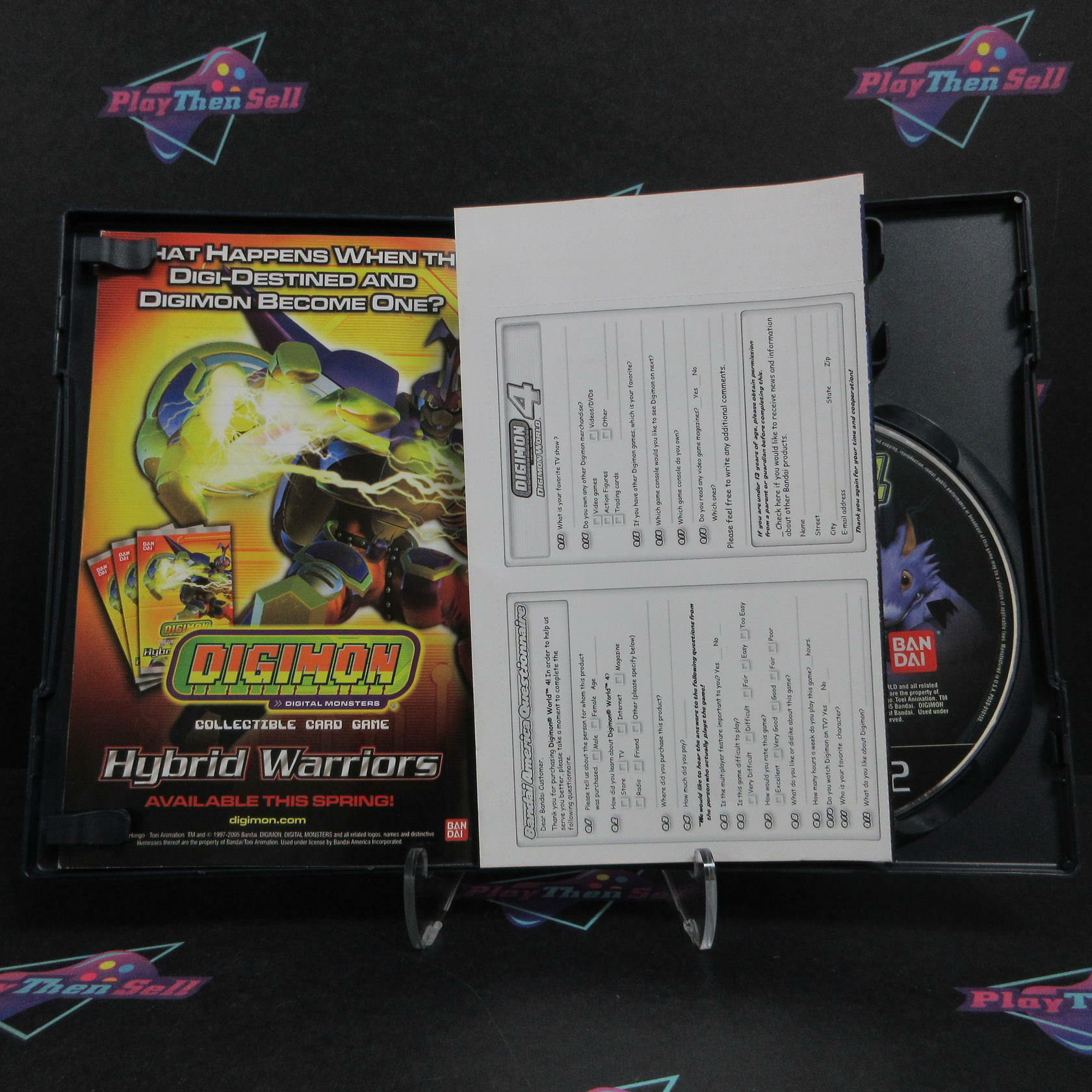 Digimon World 4 PS2 PlayStation 2 DD/MD + Reg Card Complete - Very Good