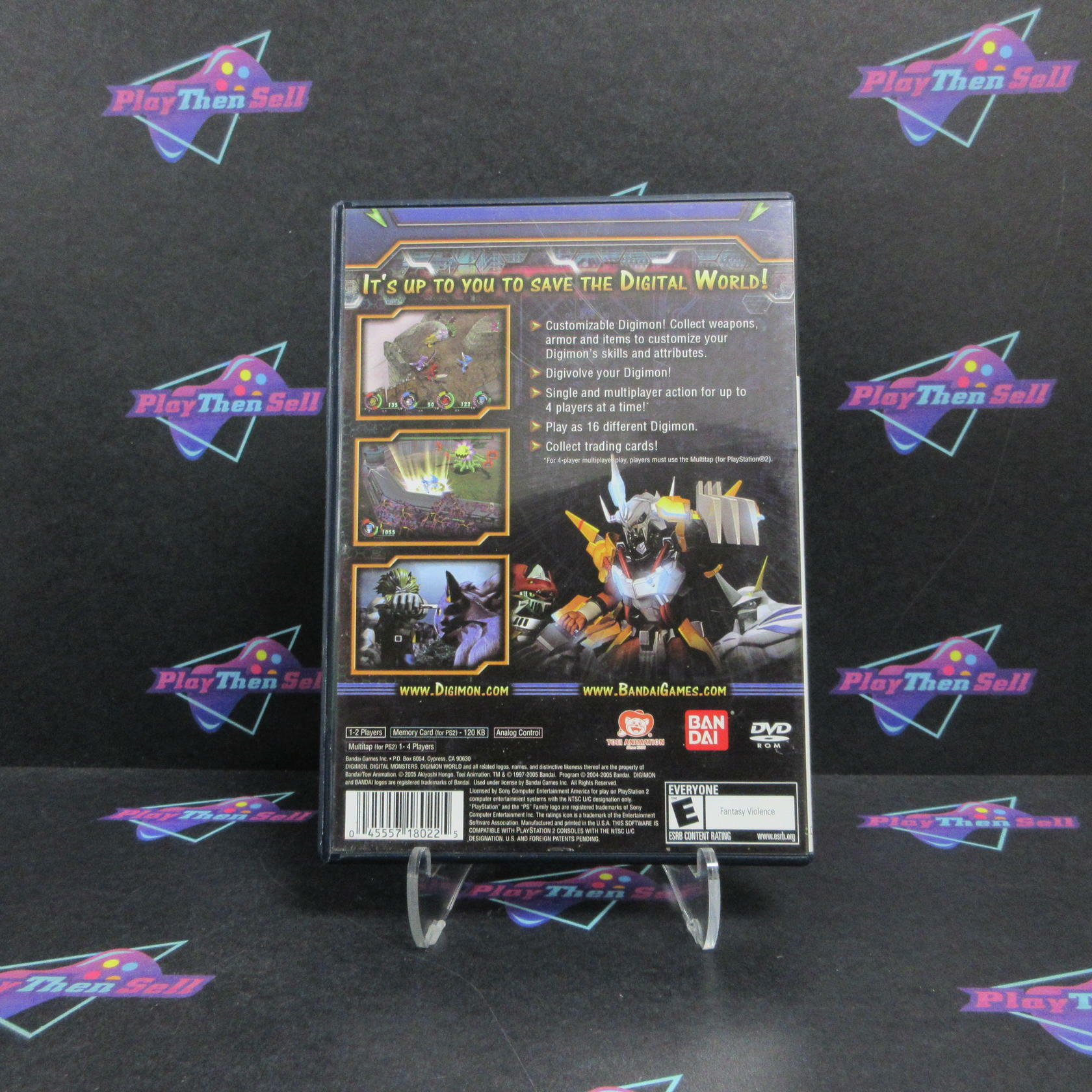 Digimon World 4 PS2 PlayStation 2 DD/MD + Reg Card Complete - Very Good