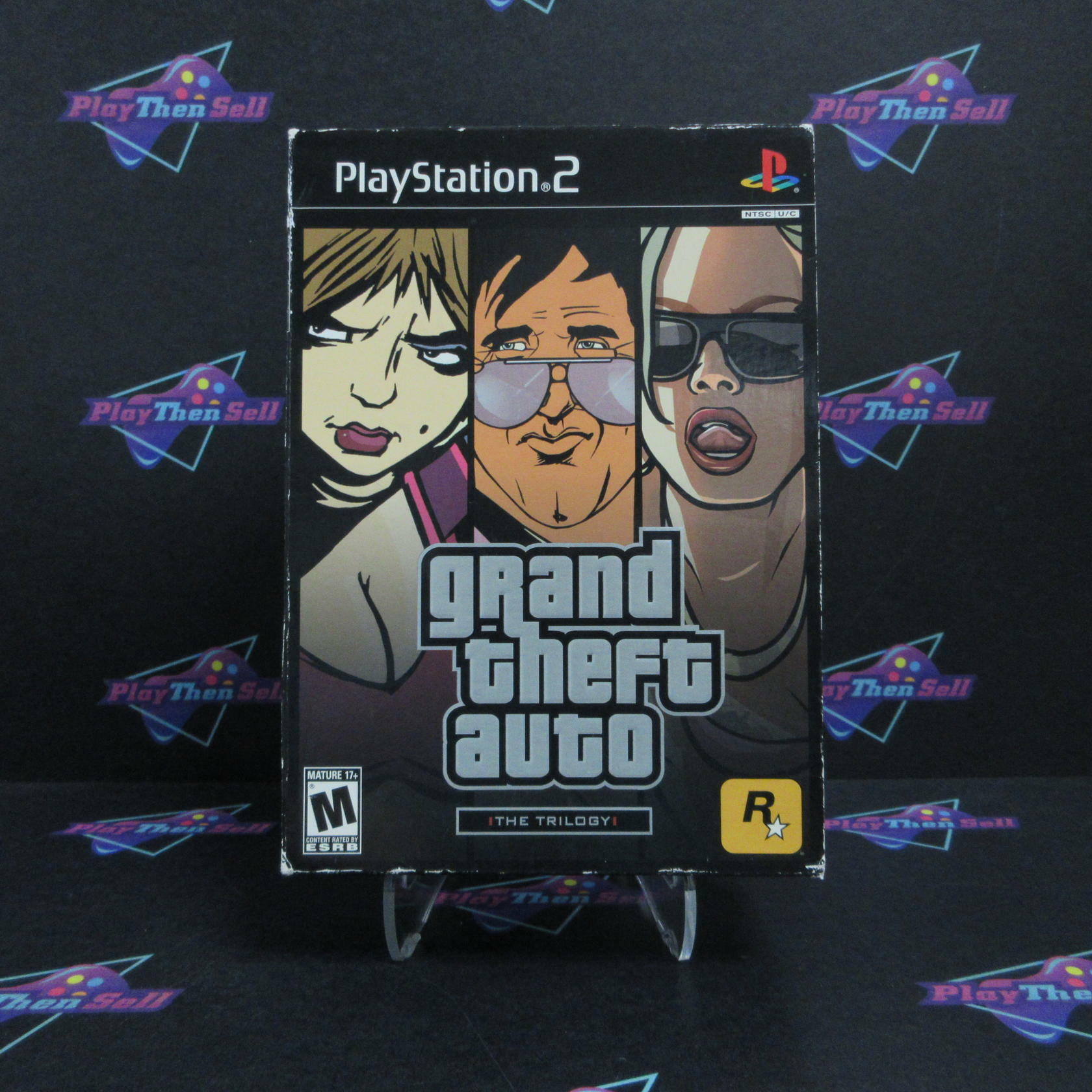 Grand Theft Auto The Trilogy PS2 PlayStation 2 + Sleeve / Maps CIB - Excellent