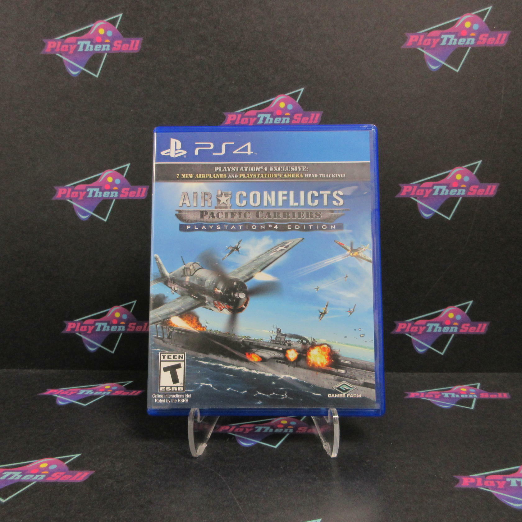 Air Conflicts Pacific Carriers PS Edition PS4 PlayStation 4 Complete - Excellent