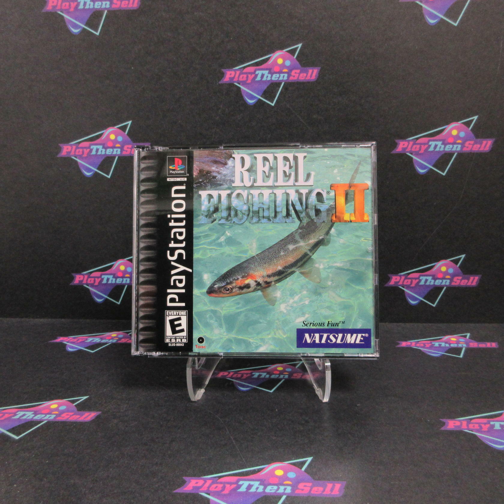 Reel Fishing II PS1 PlayStation 1 + Reg Card Complete - Excellent