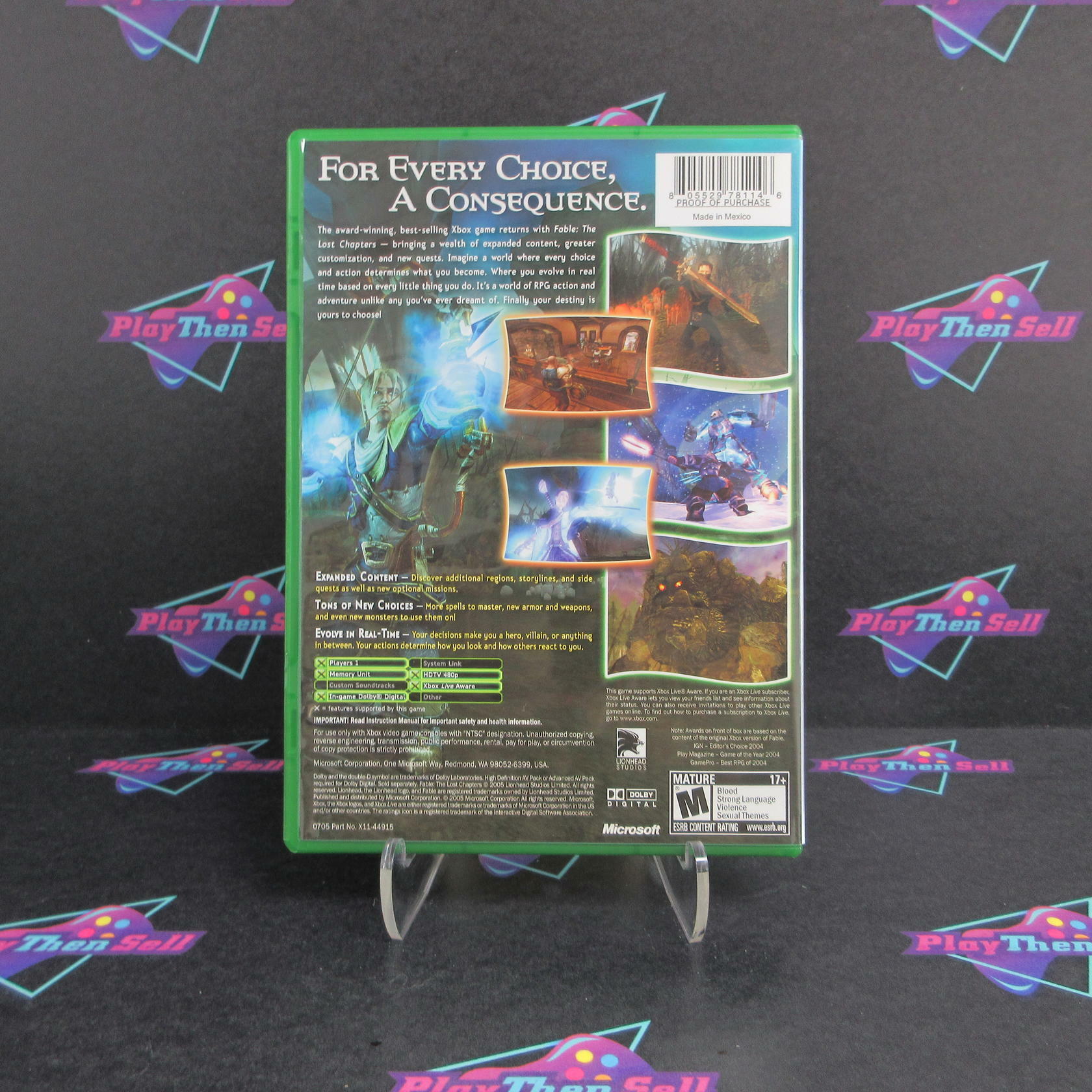 Fable Original 2004 Xbox PH Complete - Refurbished