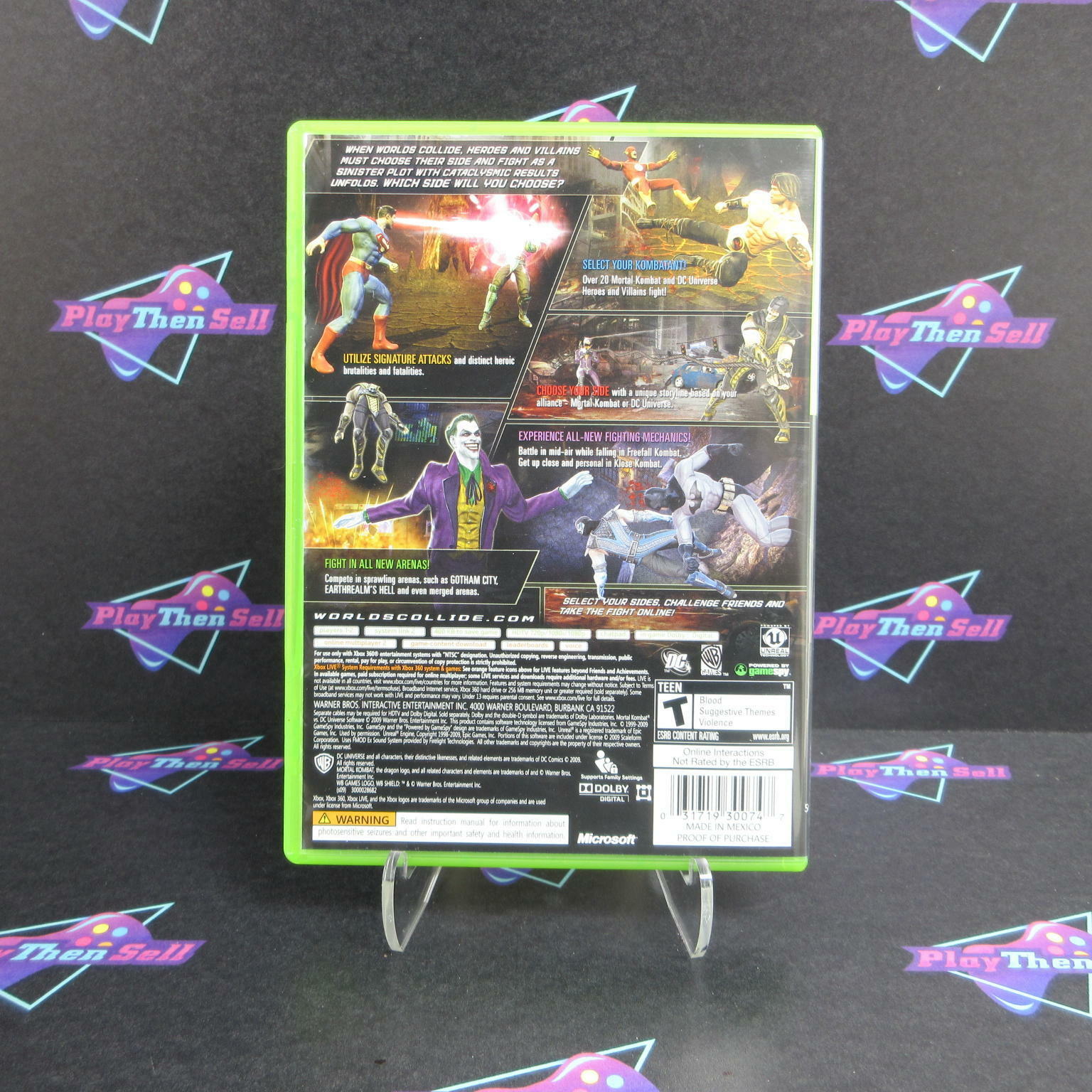 Mortal Kombat vs. DC Universe Xbox 360 PH Complete - Excellent