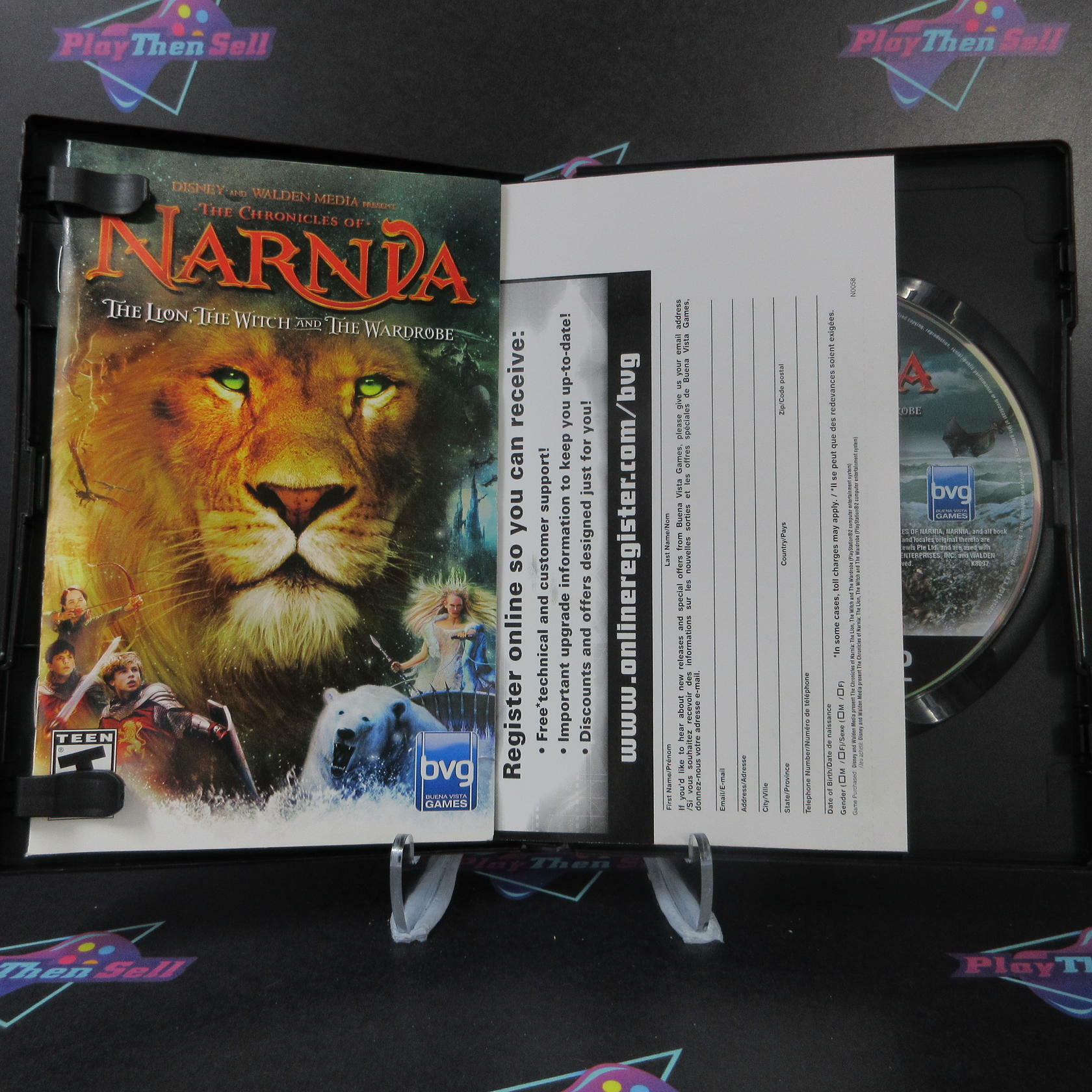 Chronicles of Narnia The Lion The Witch and The Wardrobe PS2 + Reg - Excellent