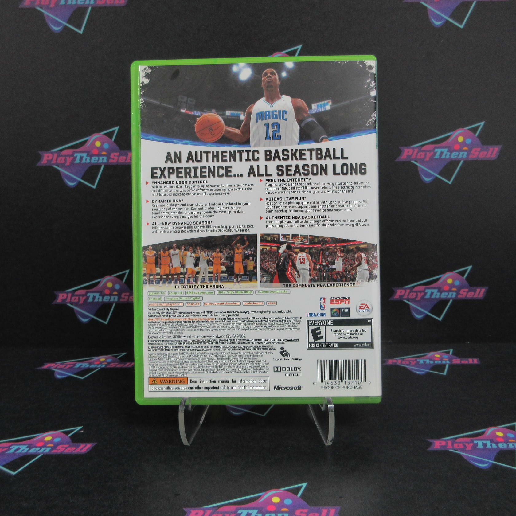 NBA Live 10 Xbox 360 Complete - Excellent