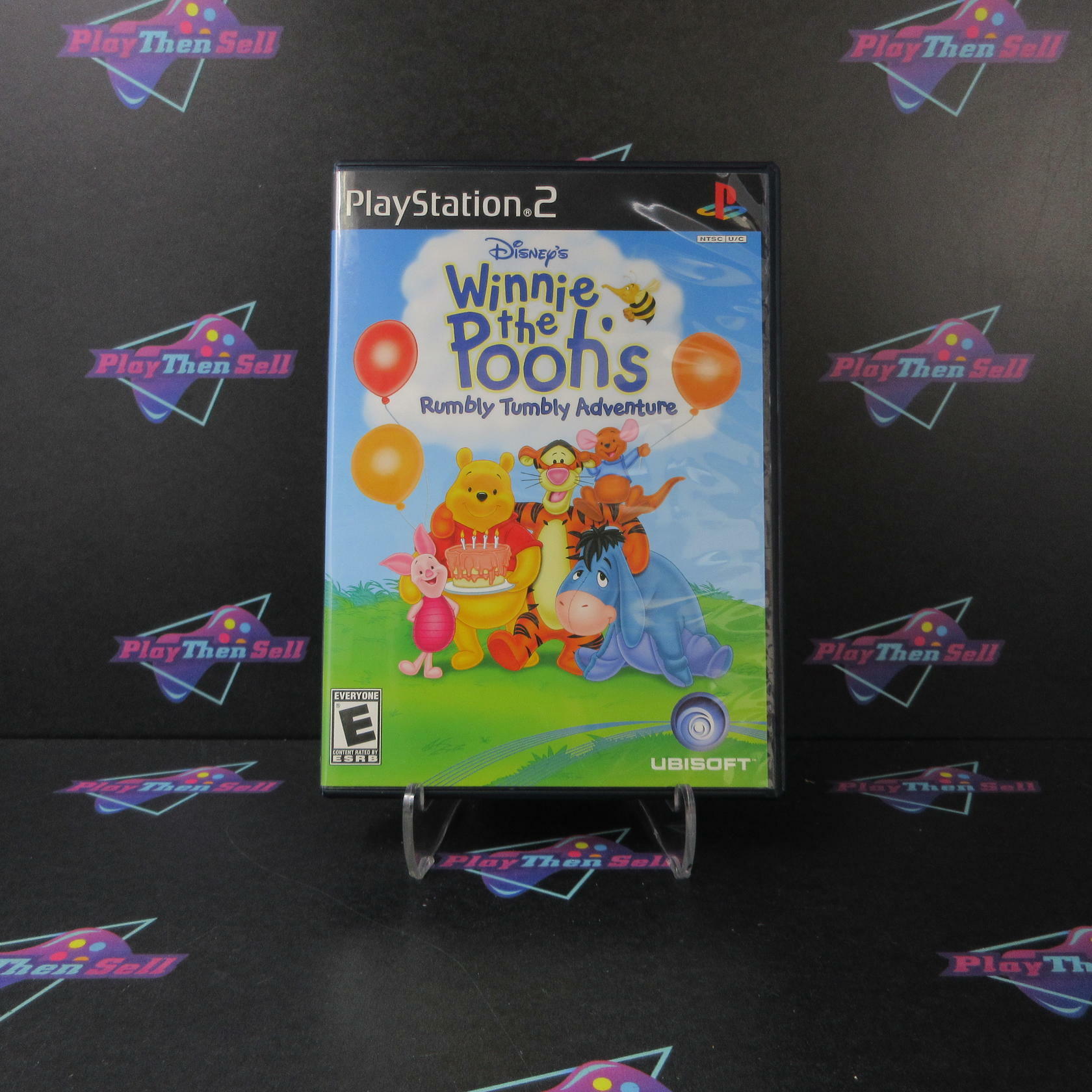 Winnie the Pooh Rumbly Tumbly PS2 PlayStation 2 + Reg Card Complete - Excellent