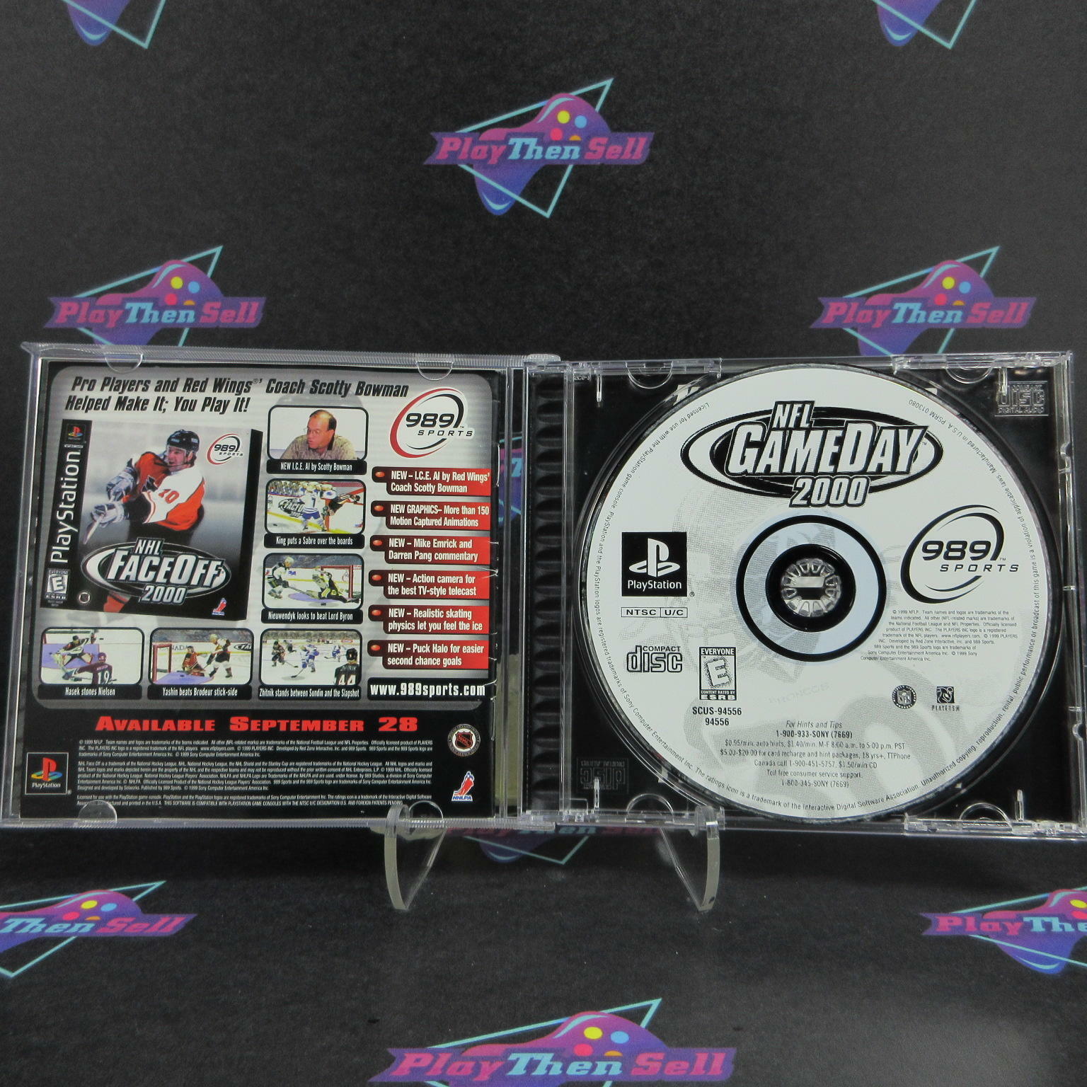 NFL GameDay 2000 PS1 PlayStation 1 + Reg Card Complete - Excellent