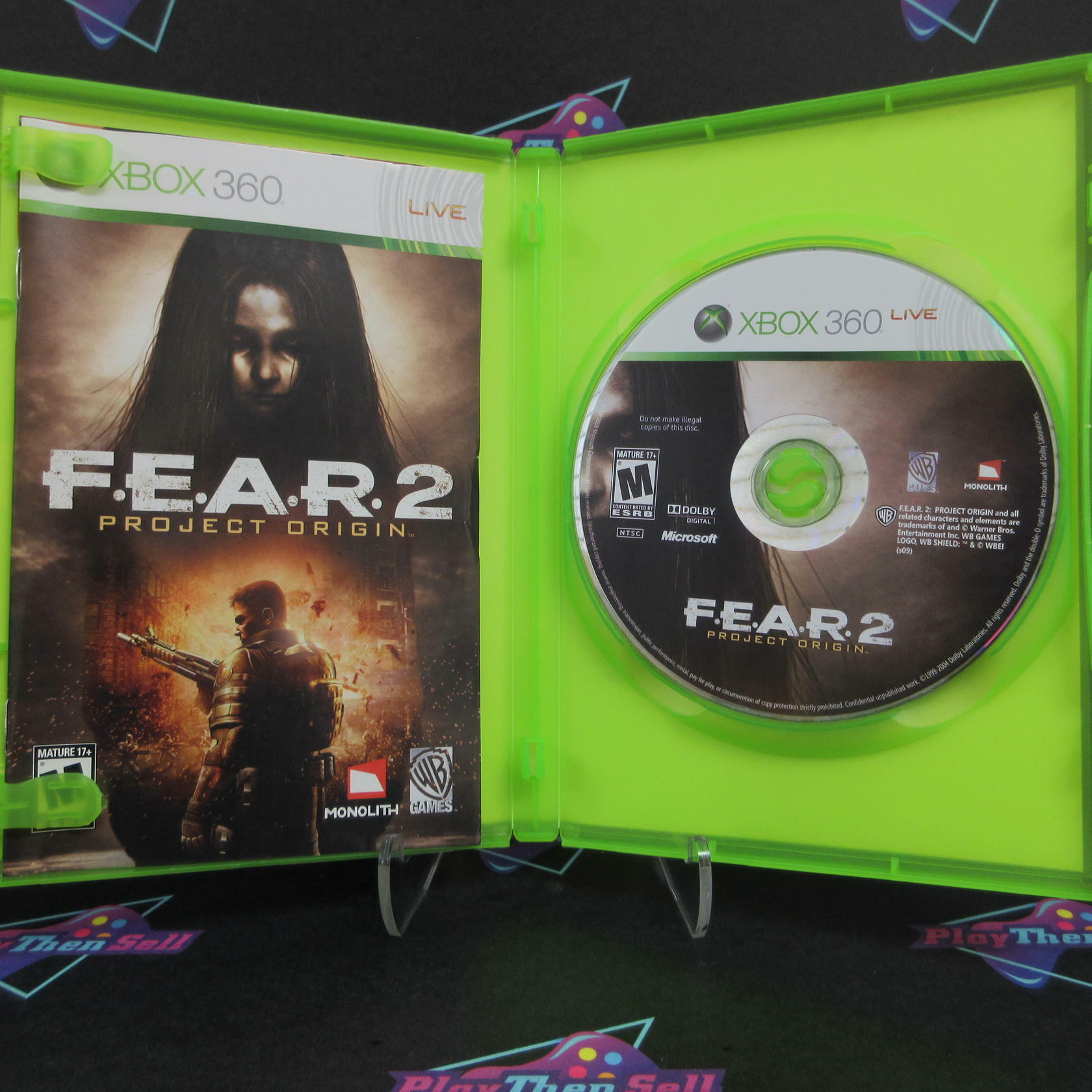 FEAR 2 Project Origin Xbox 360 Complete - Excellent