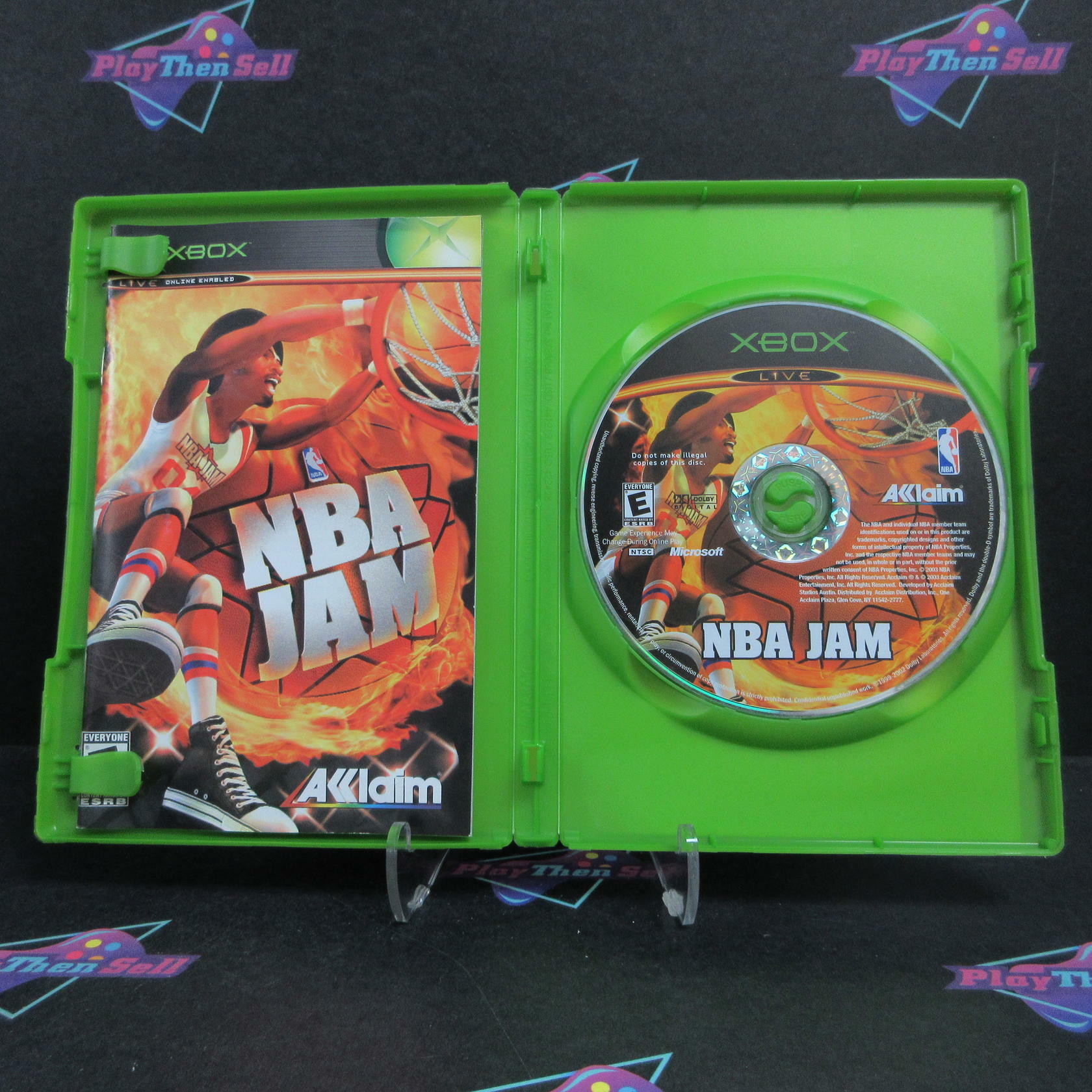 NBA Jam Xbox + Reg Card Complete - Refurbished