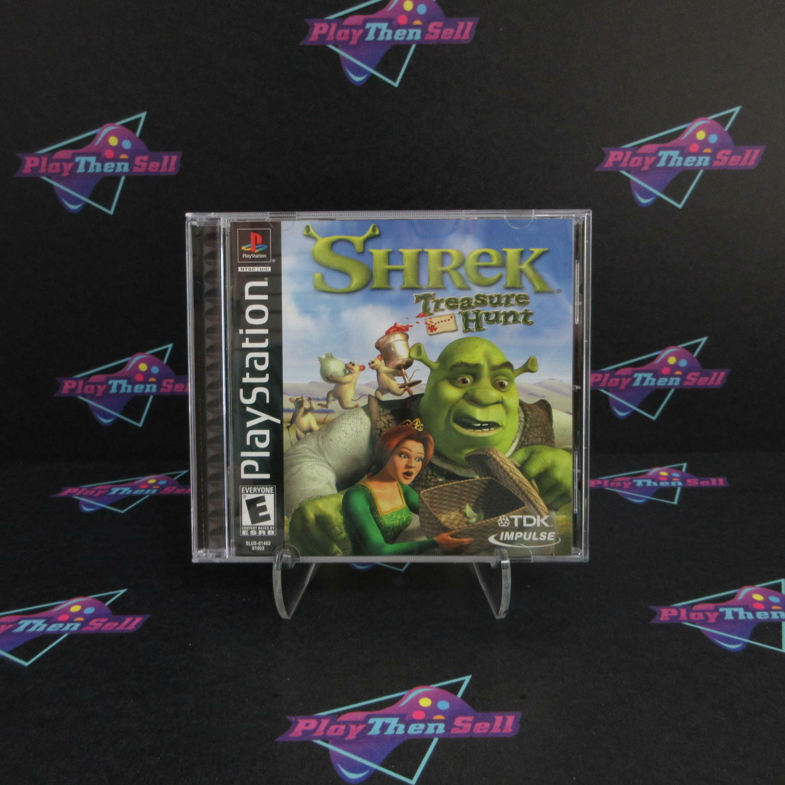 Shrek Treasure Hunt PS1 PlayStation 1 Complete - Excellent