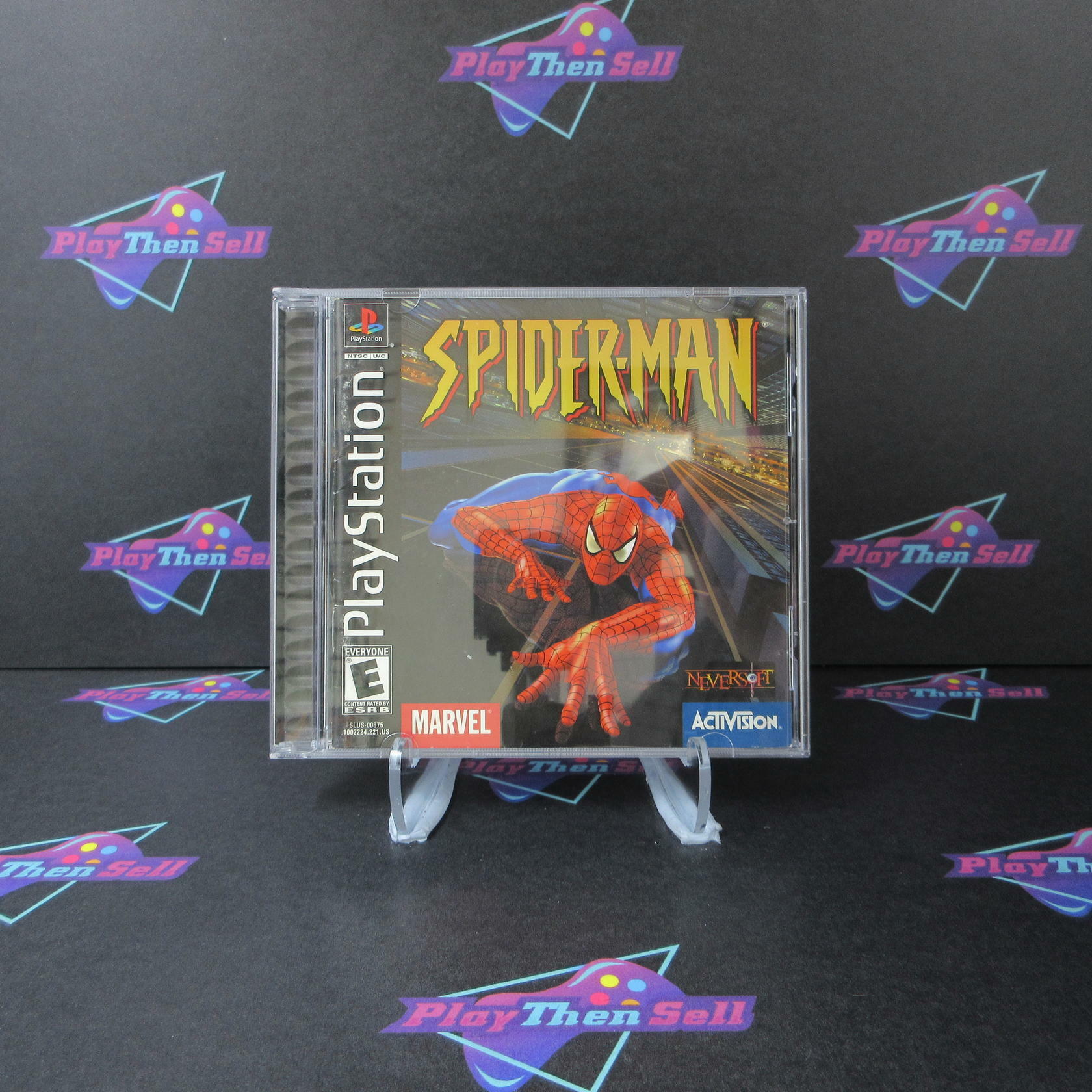Spider-Man PS1 PlayStation 1 + Reg Card Complete - Excellent
