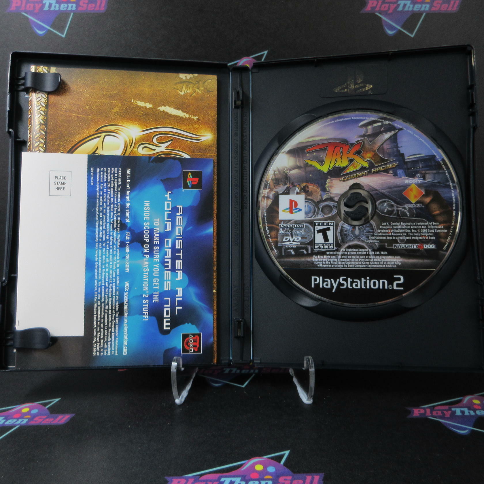 Jak X Combat Racing PS2 PlayStation 2 + Reg Card Complete - Excellent