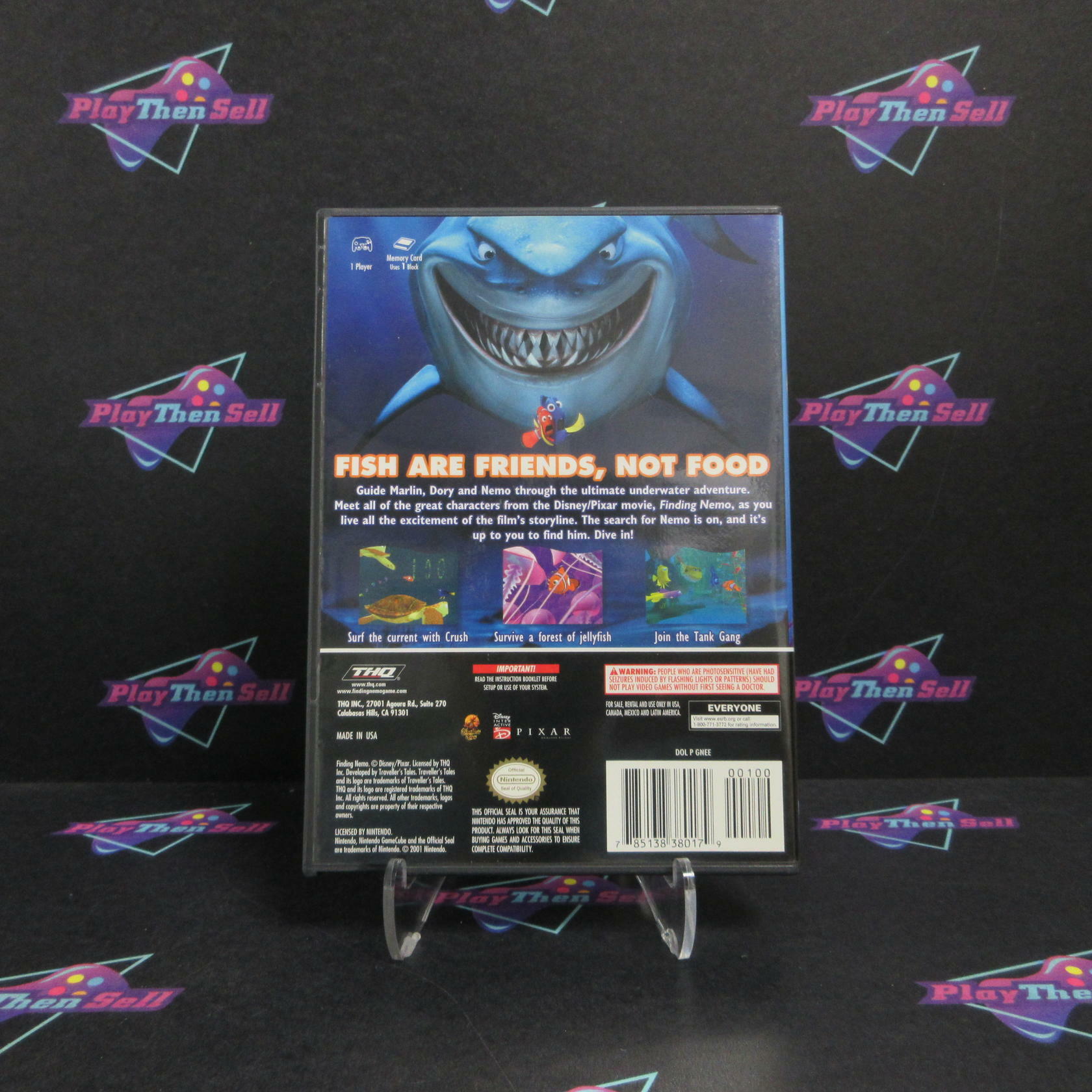 Finding Nemo Nintendo GameCube + Movie Ticket Complete - Refurbished