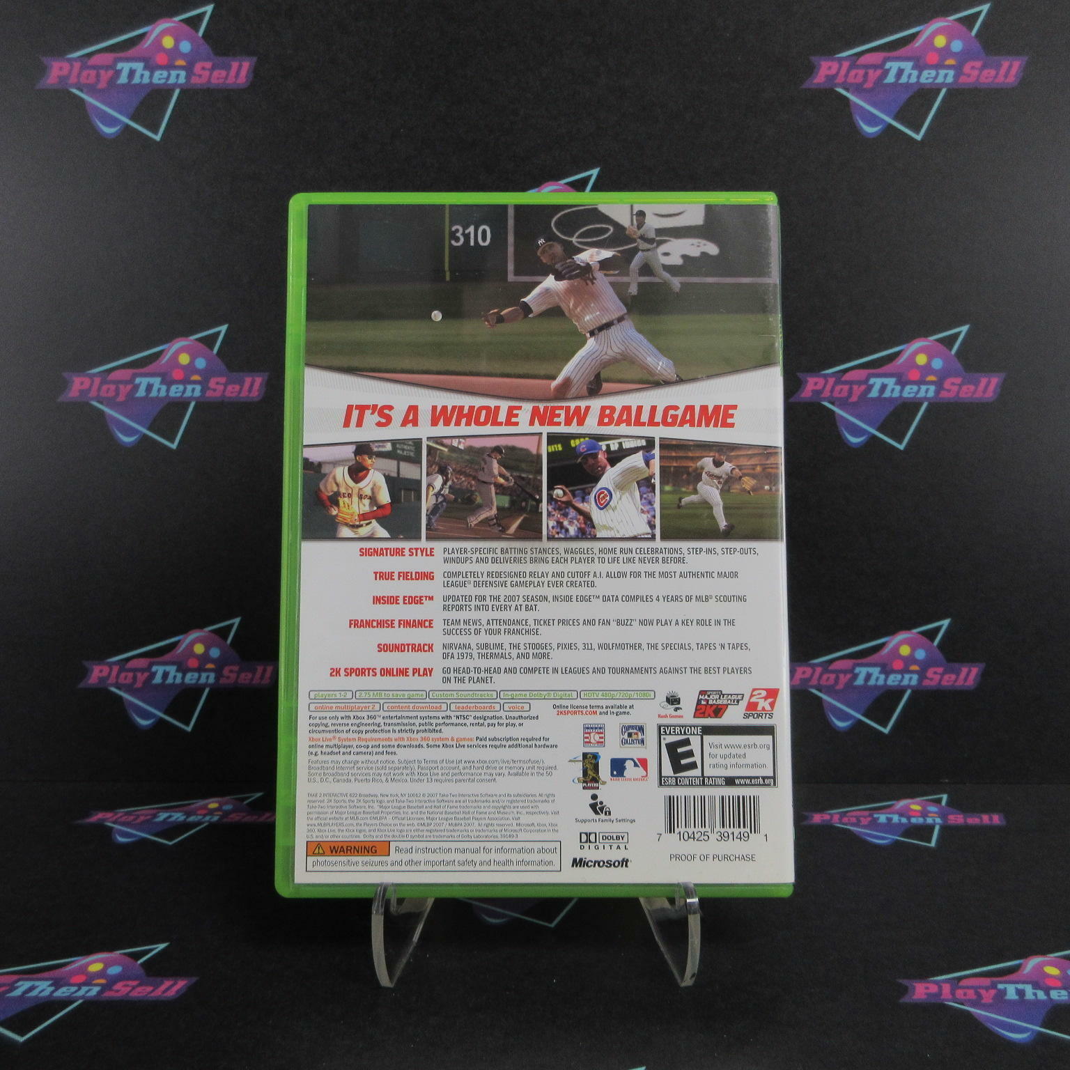 Major League Baseball 2K7 Xbox 360 Complete - Excellent
