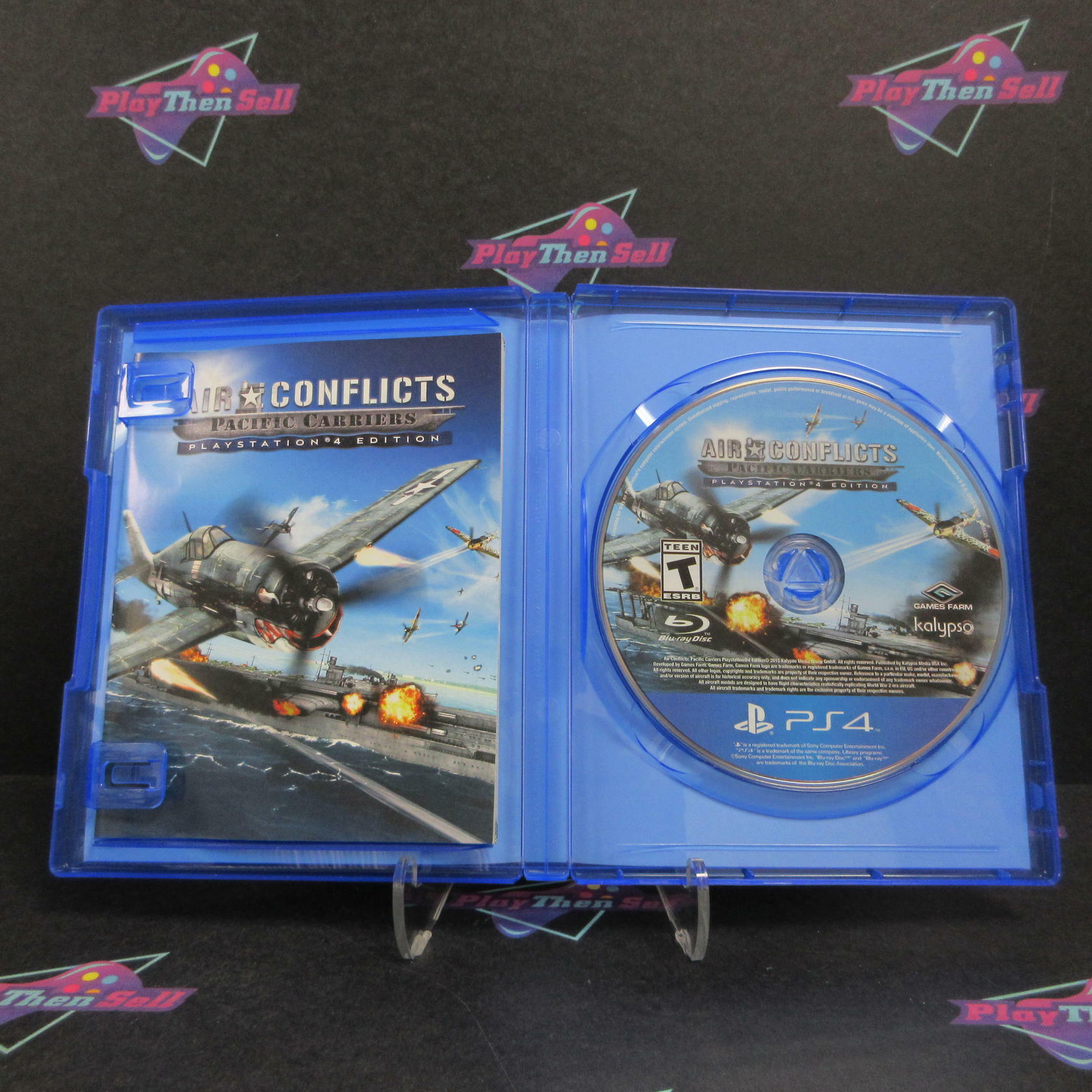 Air Conflicts Pacific Carriers PS Edition PS4 PlayStation 4 Complete - Excellent