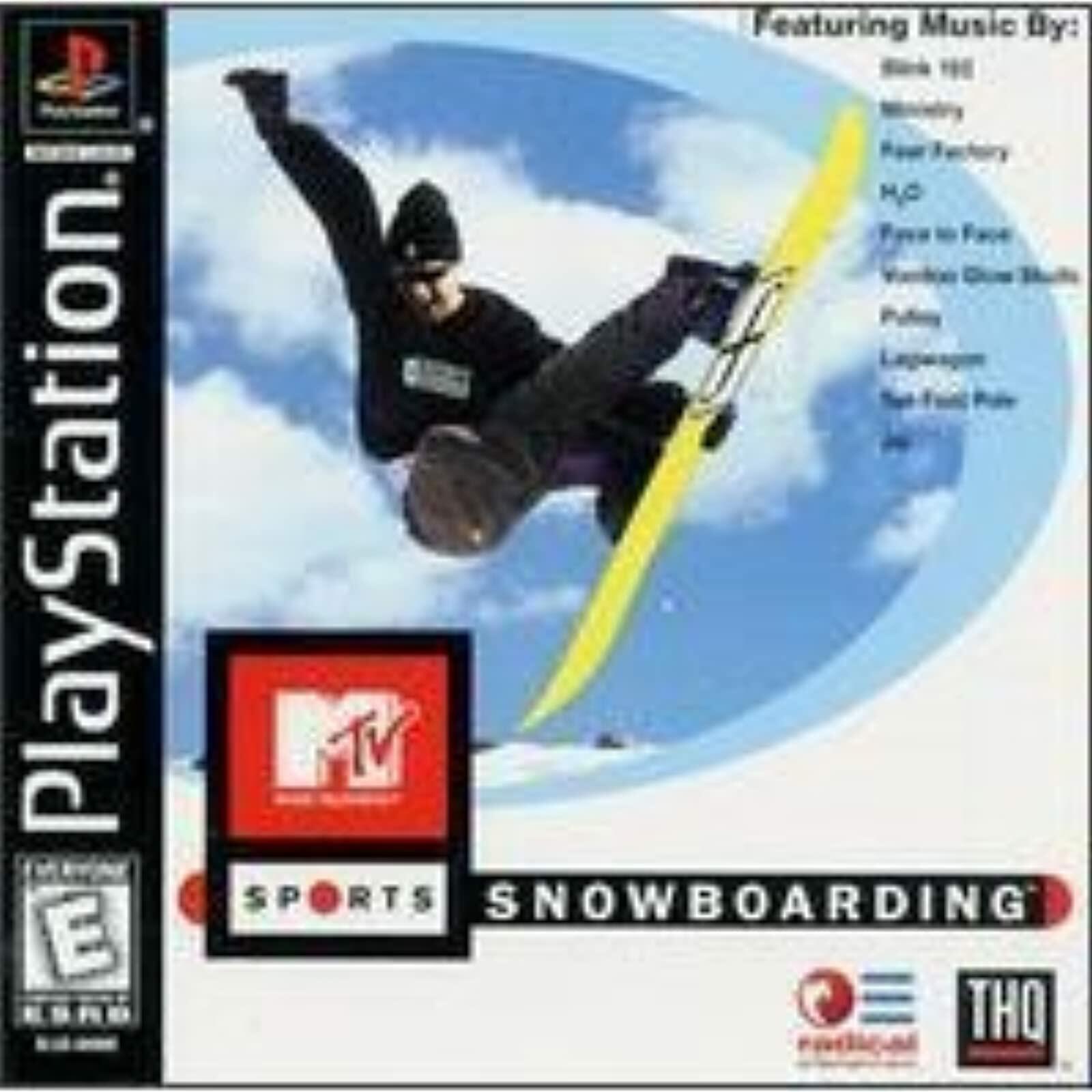 MTV Sports Snowboarding PS1 PlayStation 1 + Reg Card Complete - Excellent