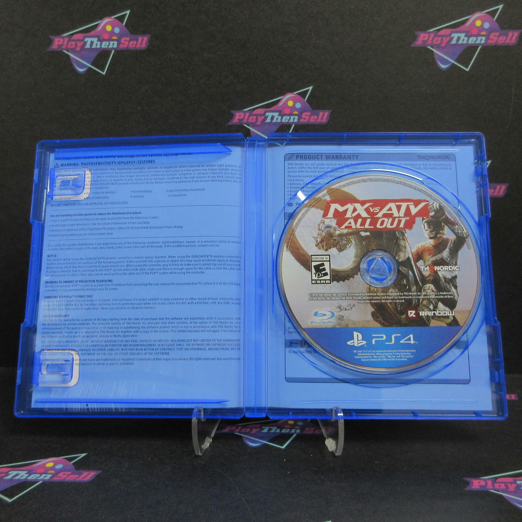 MX vs ATV All Out PS4 PlayStation 4 Complete - Excellent