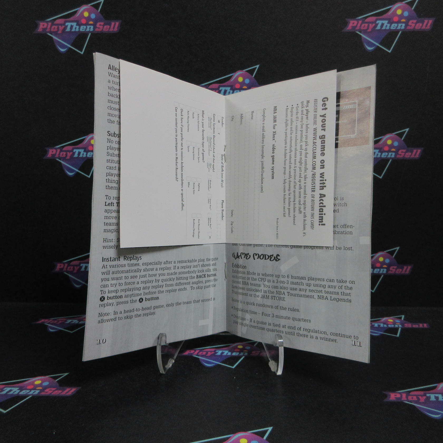 NBA Jam Xbox + Reg Card Complete - Refurbished