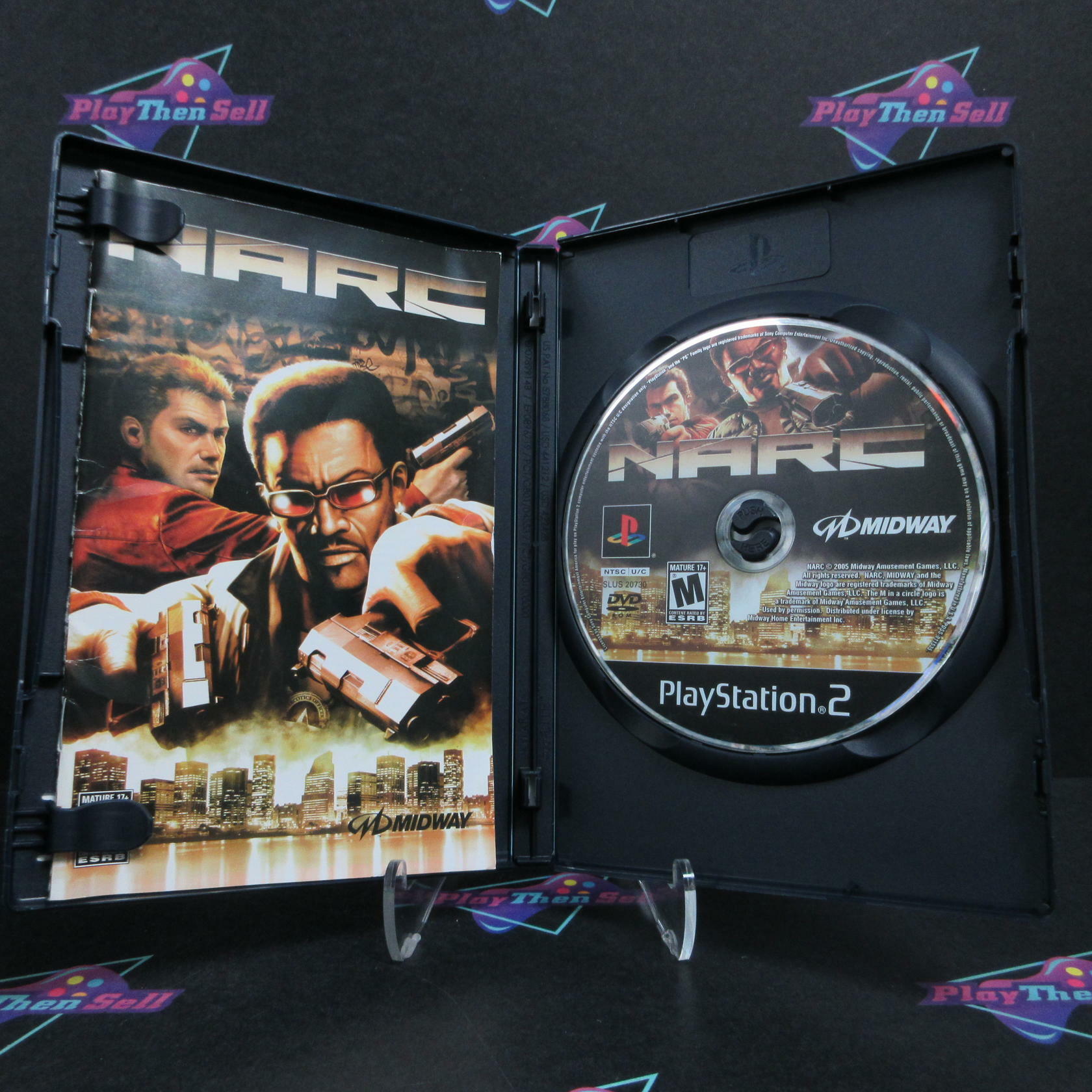 Narc PS2 PlayStation 2 + Reg Card Complete - Excellent