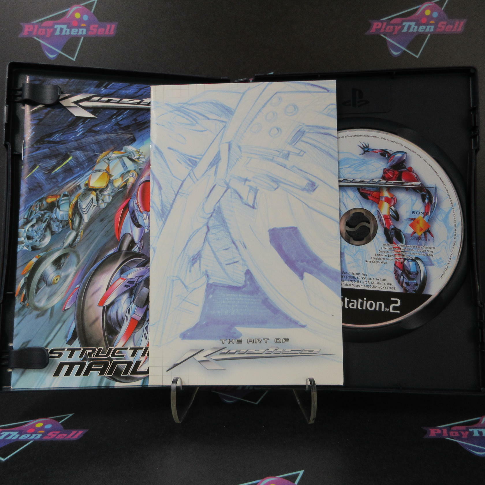 Kinetica PS2 PlayStation 2 + Reg Card/Art Book Complete - Excellent