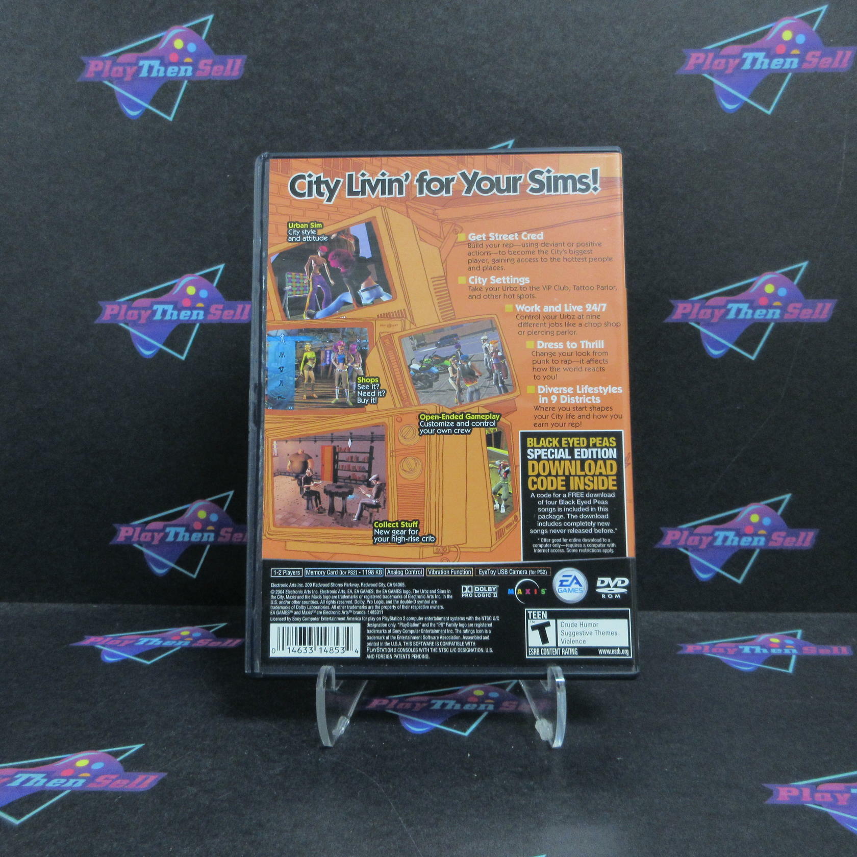 Urbz Sims In The City PS2 PlayStation 2 Complete - Excellent
