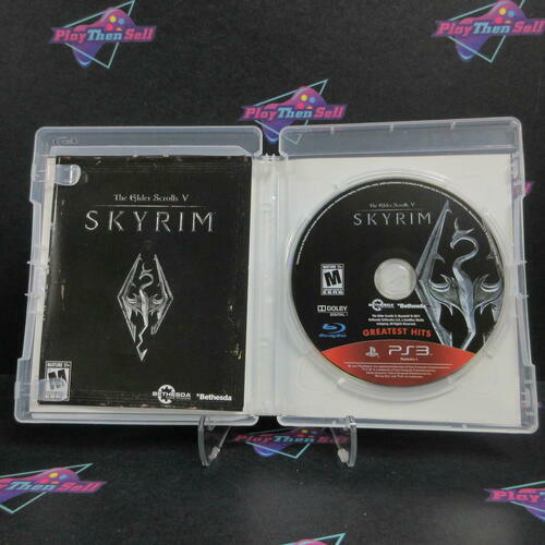 Elder Scrolls V Skyrim PS3 PlayStation 3 GH Complete - Excellent