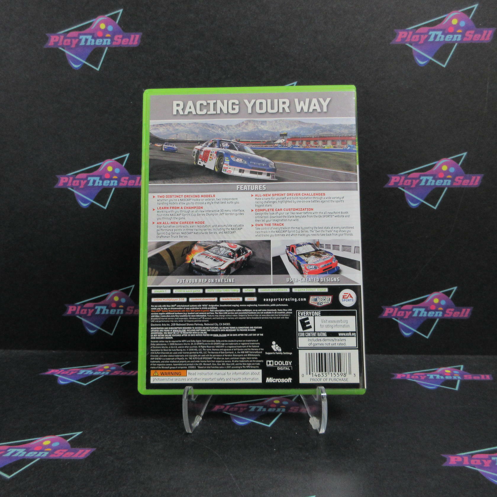 NASCAR 09 Xbox 360 Complete - Excellent