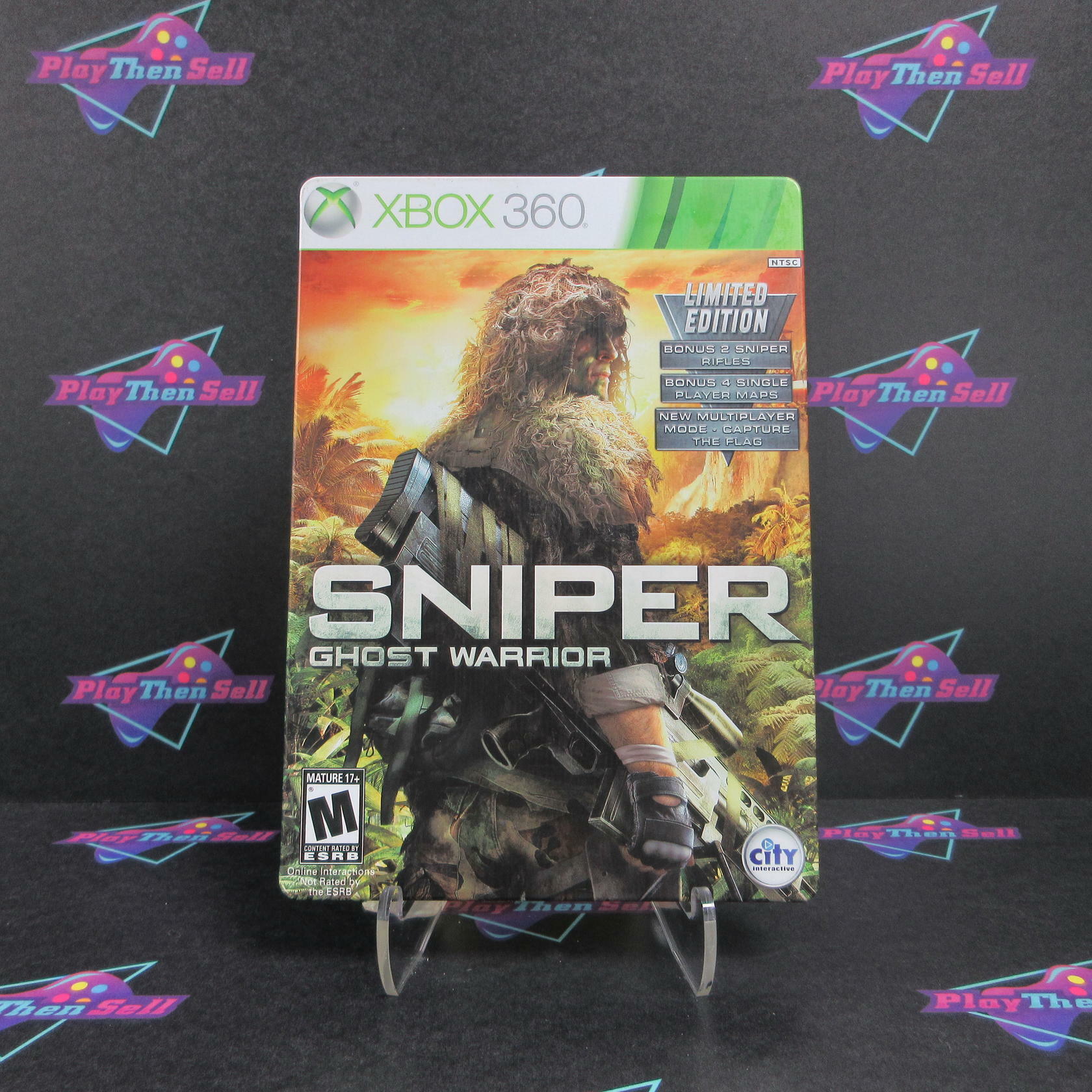 Sniper Ghost Warrior Limited Edition Steelbook Xbox 360 Complete - Excellent