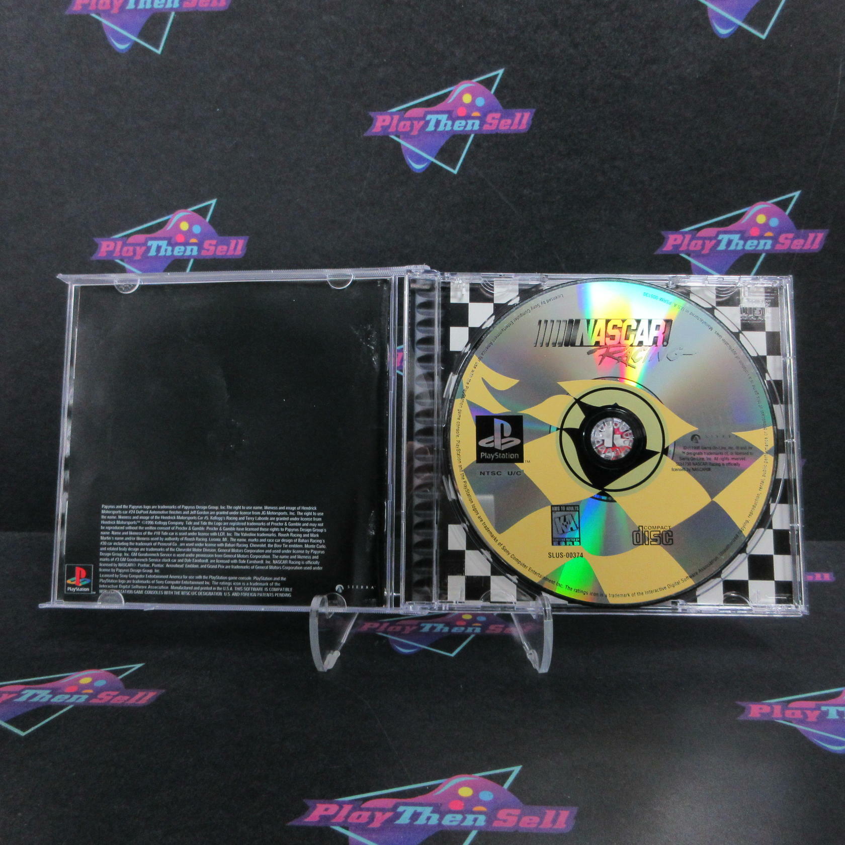 NASCAR Racing PS1 PlayStation 1 + Reg Card Complete - Excellent