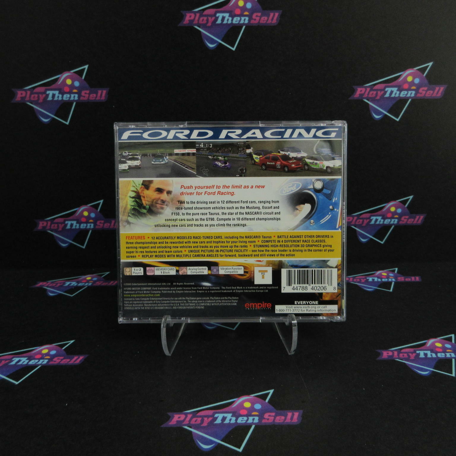 Ford Racing PS1 PlayStation 1 + Reg Card Complete - Excellent