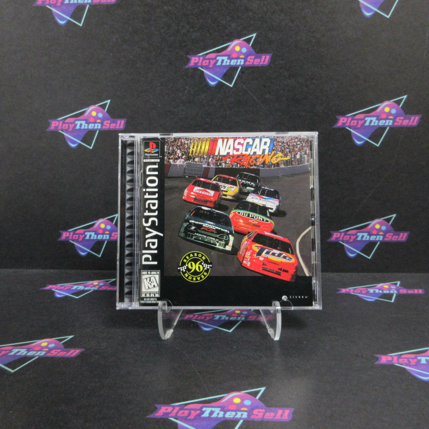 NASCAR Racing PS1 PlayStation 1 + Reg Card Complete - Excellent